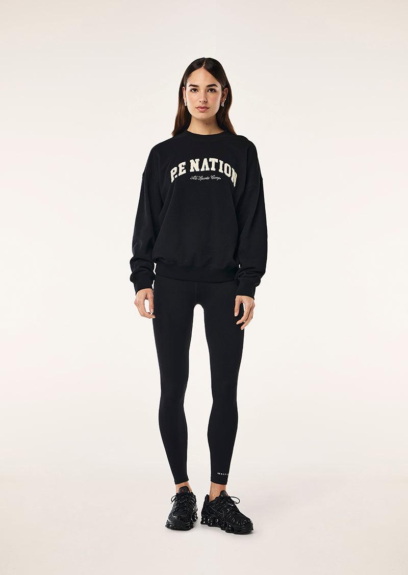 HERITAGE SWEAT IN BLACK by P.E NATION