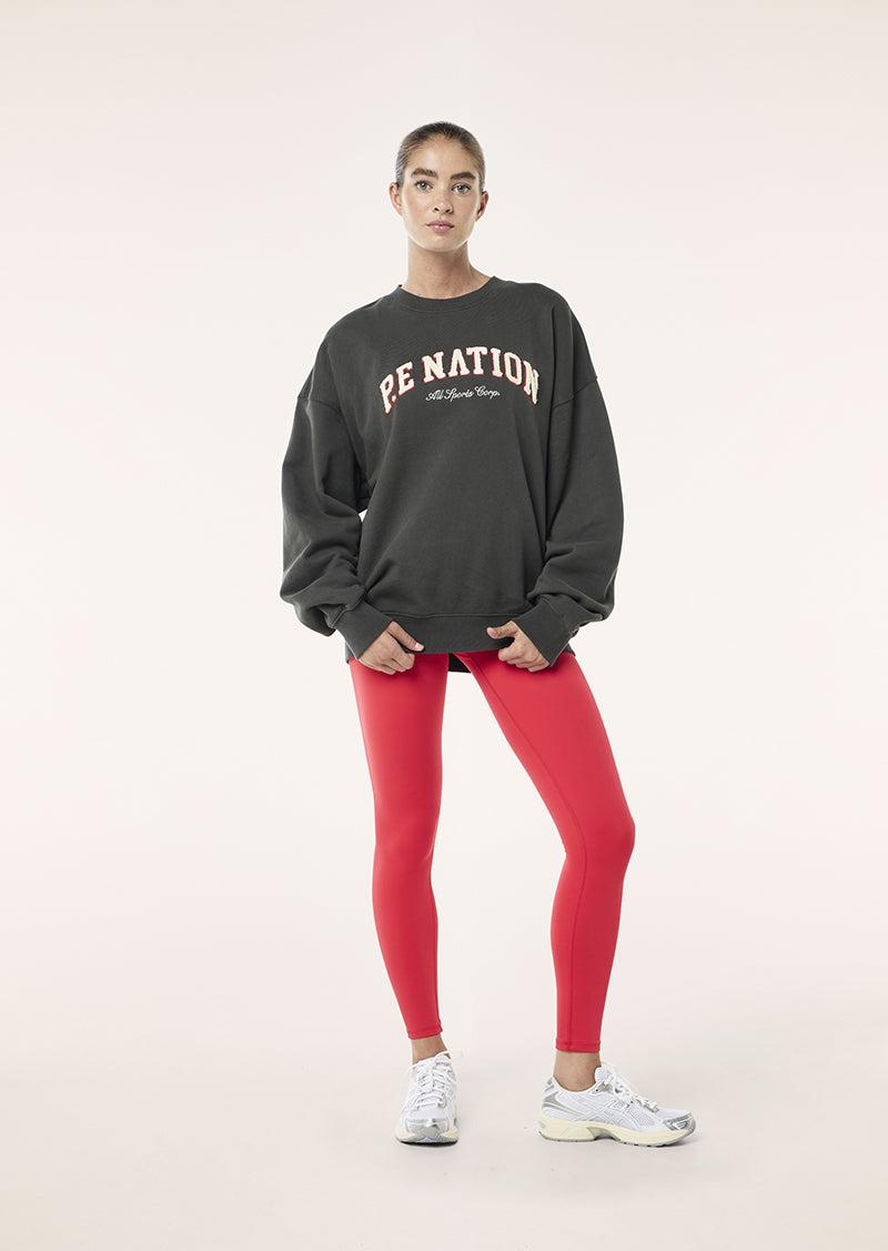 HERITAGE SWEAT IN GUNMETAL by P.E NATION