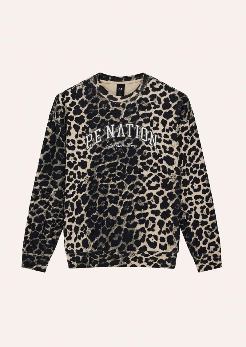 HERITAGE SWEAT IN LEOPARD by P.E NATION