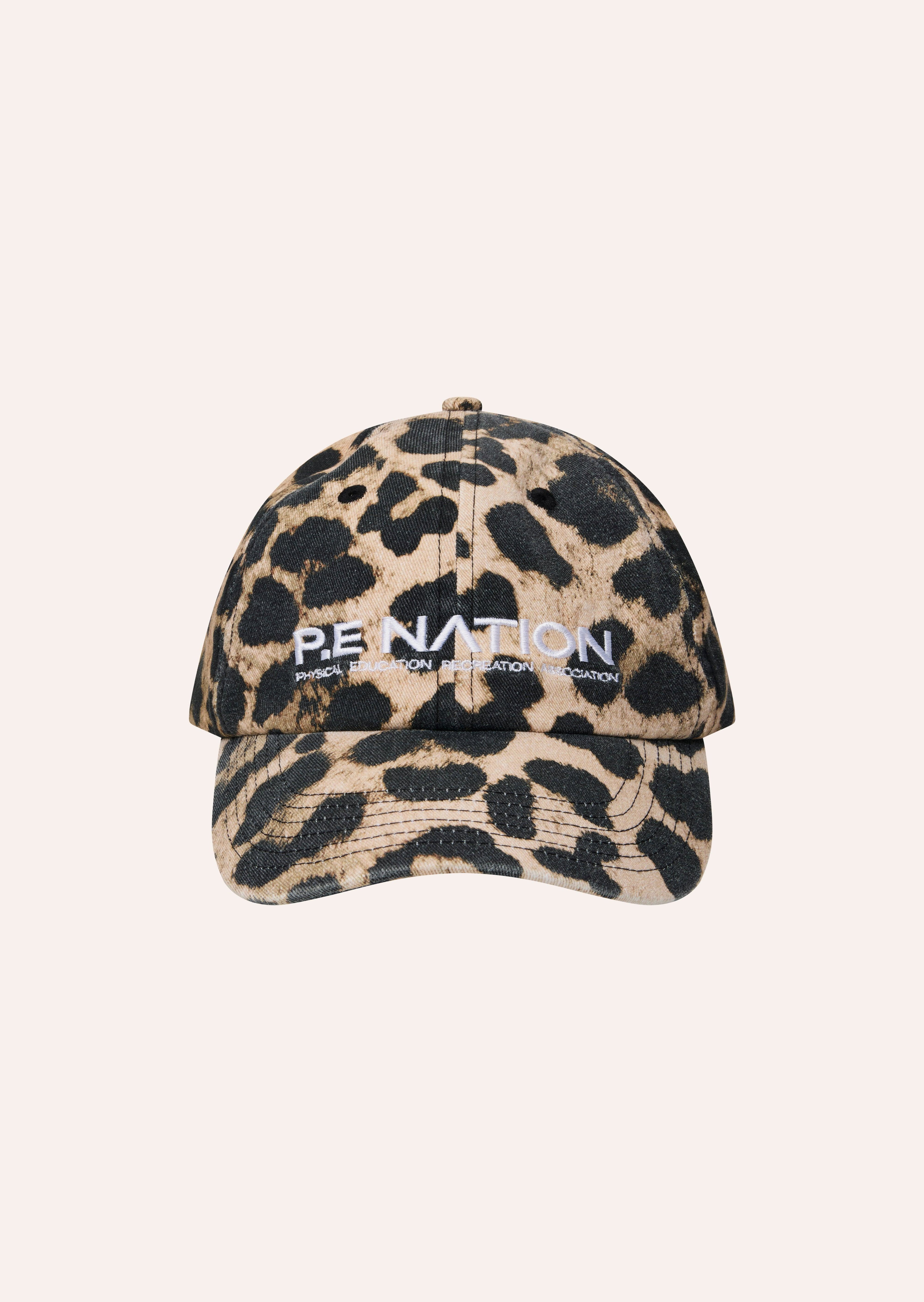 HOMAGE CAP IN LEOPARD by P.E NATION