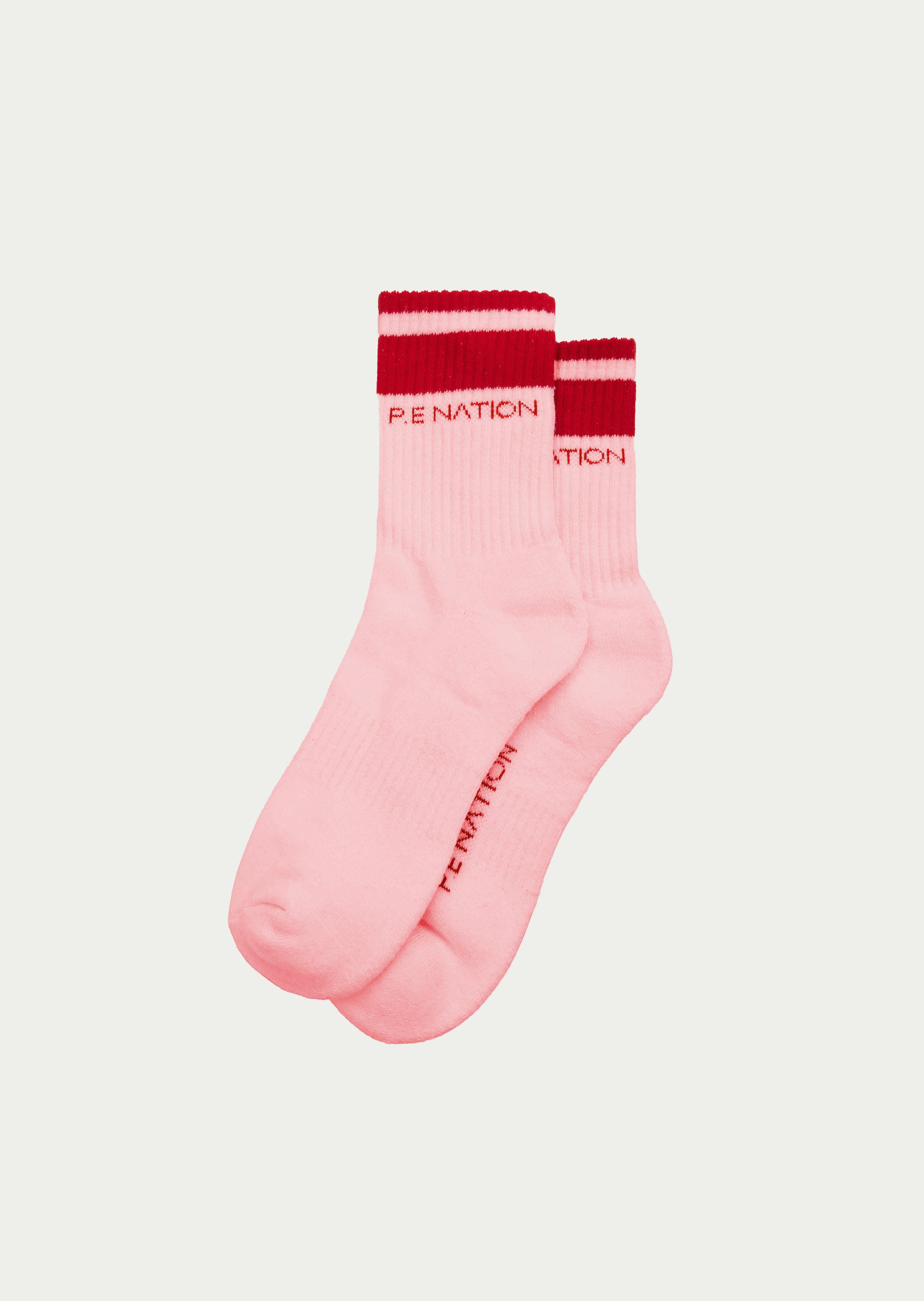 HOMAGE SOCK IN CRYSTAL ROSE by P.E NATION