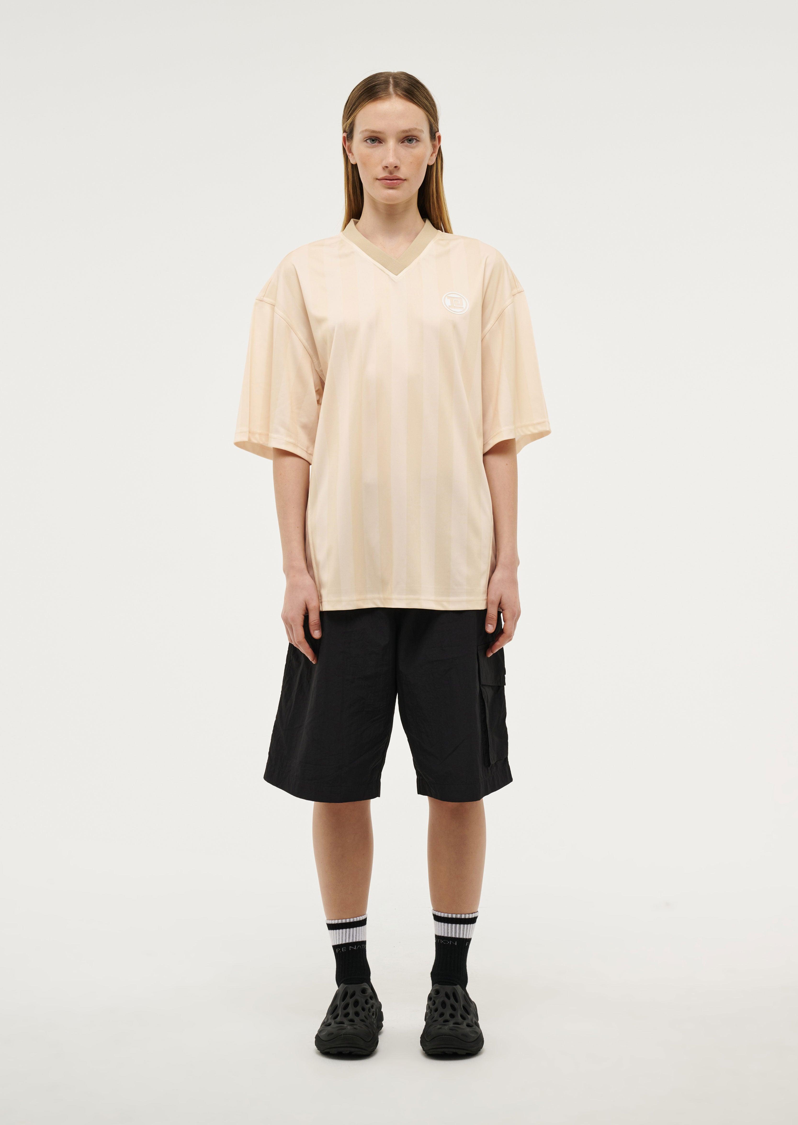 HOME GROUND SHORT SLEEVE TOP IN WHISPER WHITE by P.E NATION