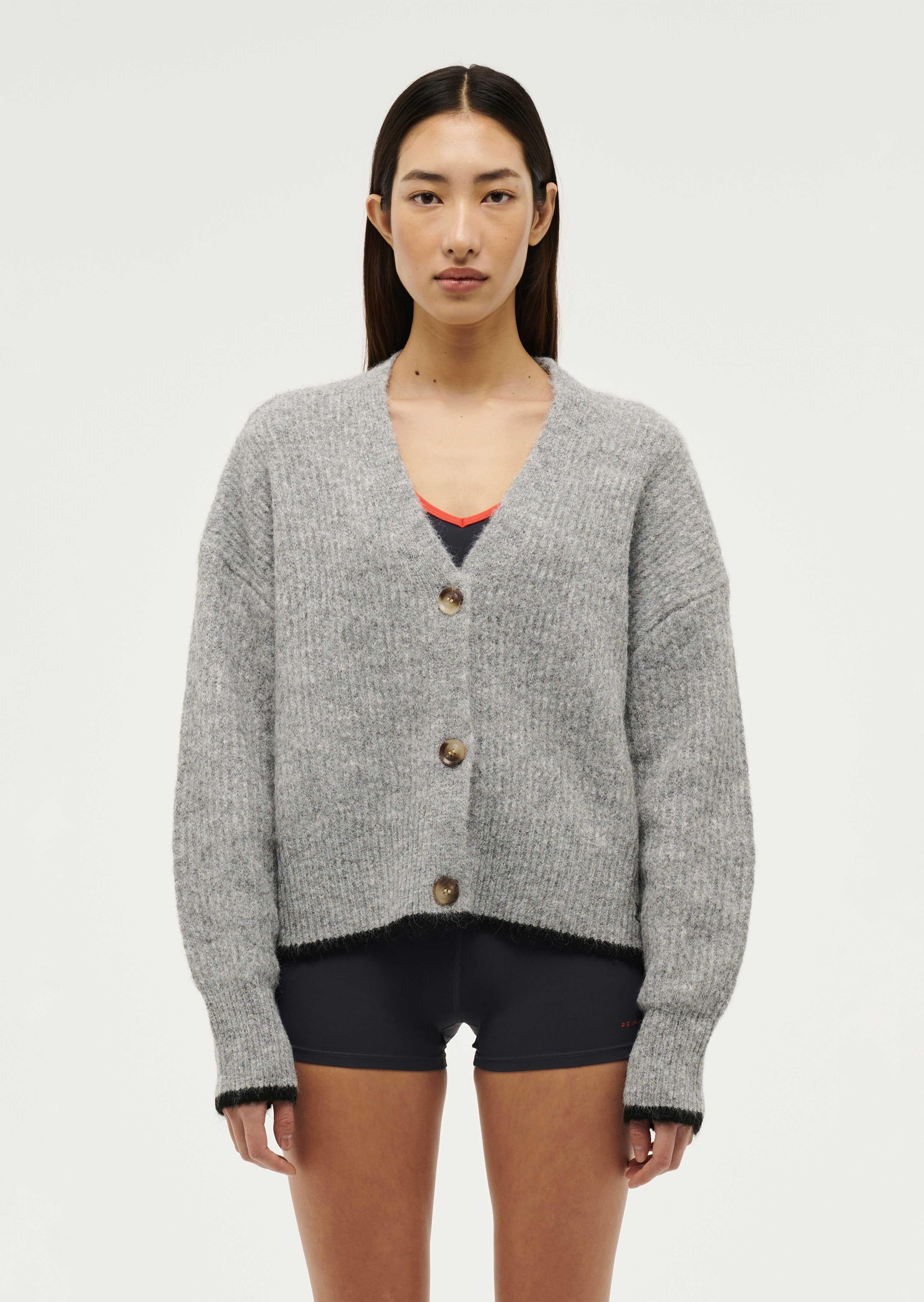 ILLUMINATE KNIT IN GREY MARLE by P.E NATION