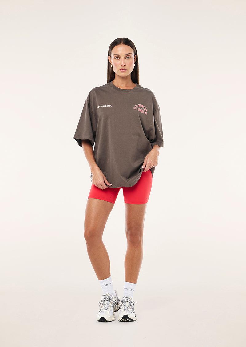 INBOUND TEE IN MAJOR BROWN by P.E NATION