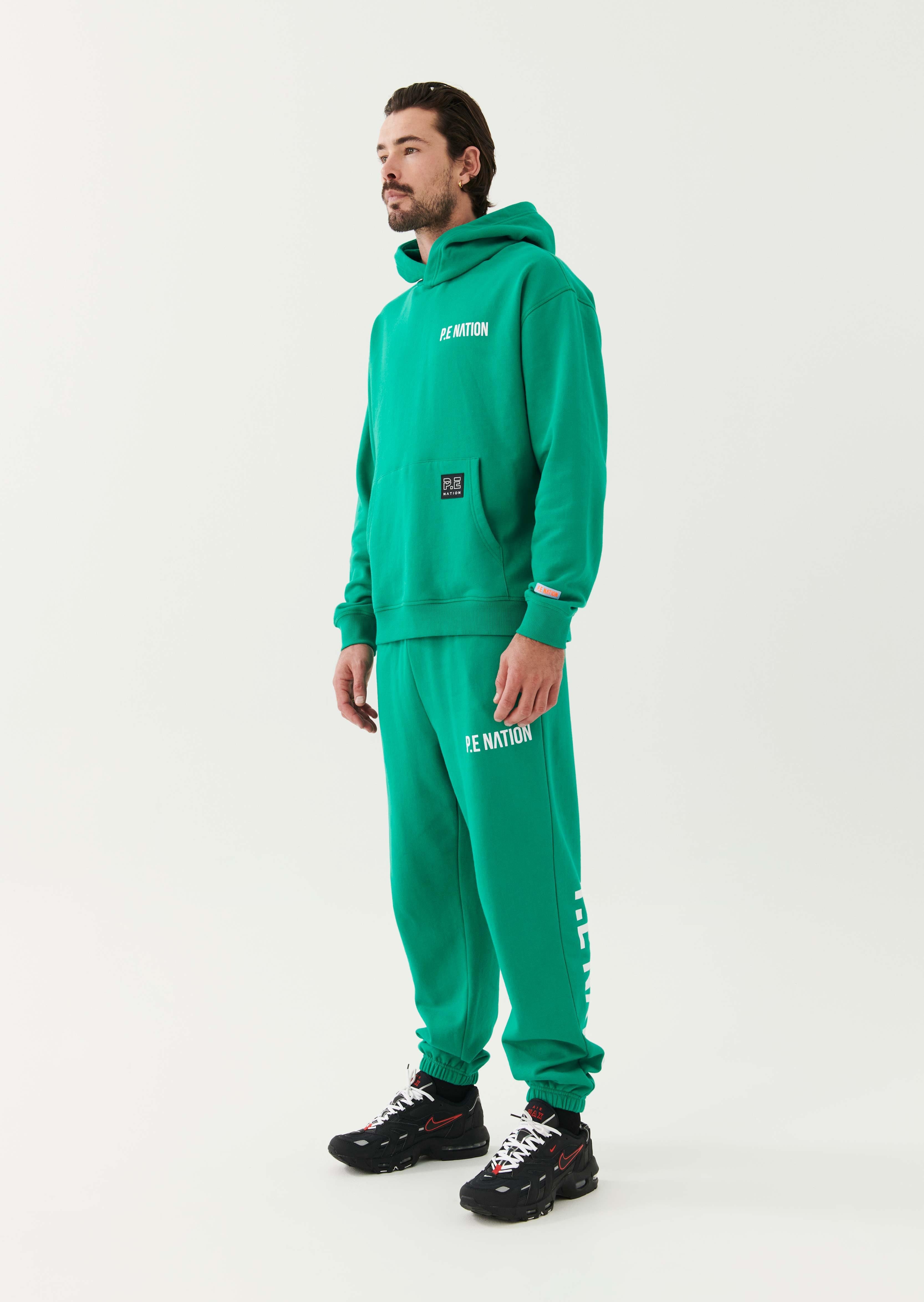 INTERVAL TRACKPANT IN GREEN by P.E NATION