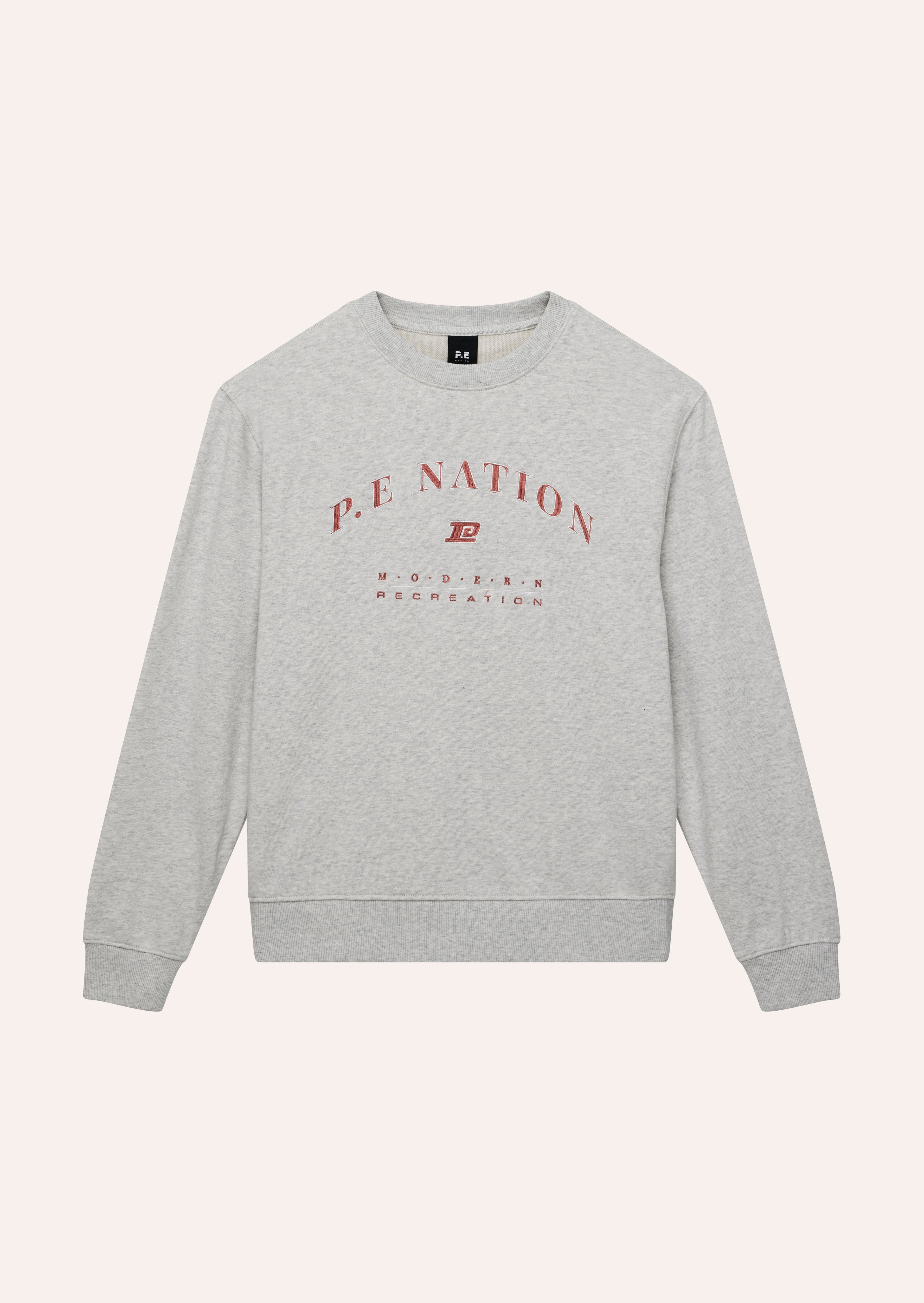 LIBERATION SWEAT IN LIGHT GREY MARLE by P.E NATION