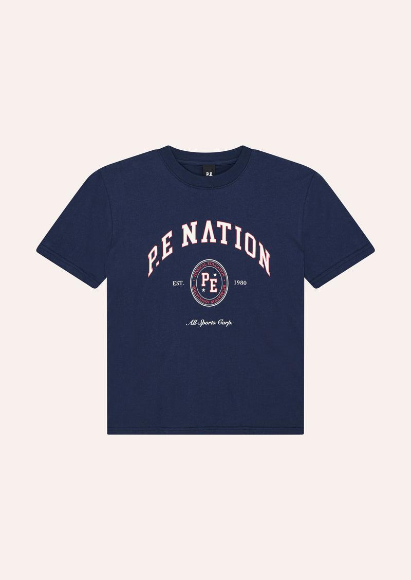 LIBERTY TEE IN DARK NAVY by P.E NATION