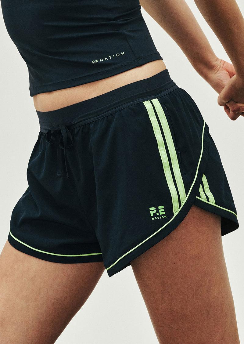LINEAR SHORT IN DARK NAVY by P.E NATION