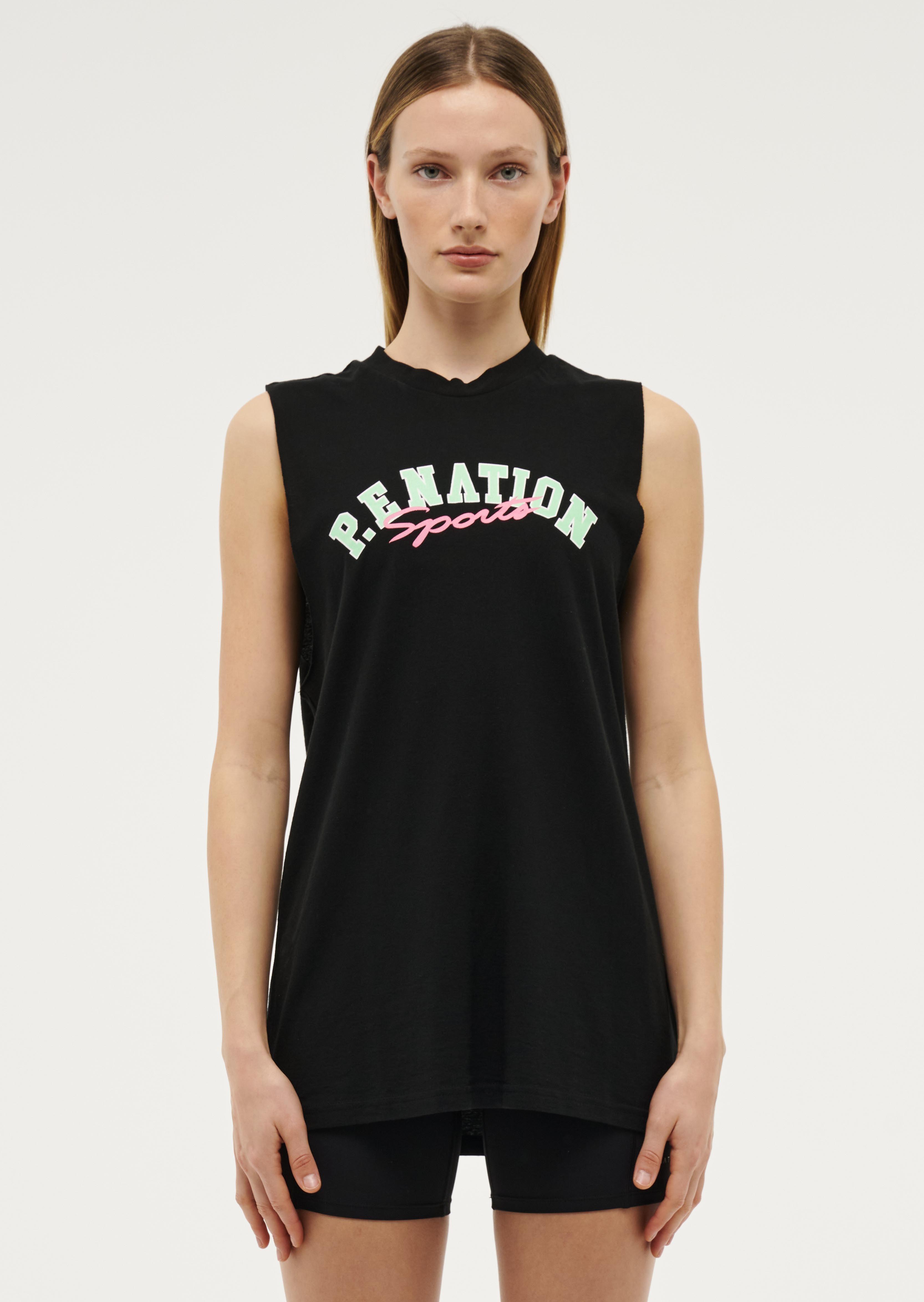 LOCALLE TANK IN BLACK by P.E NATION