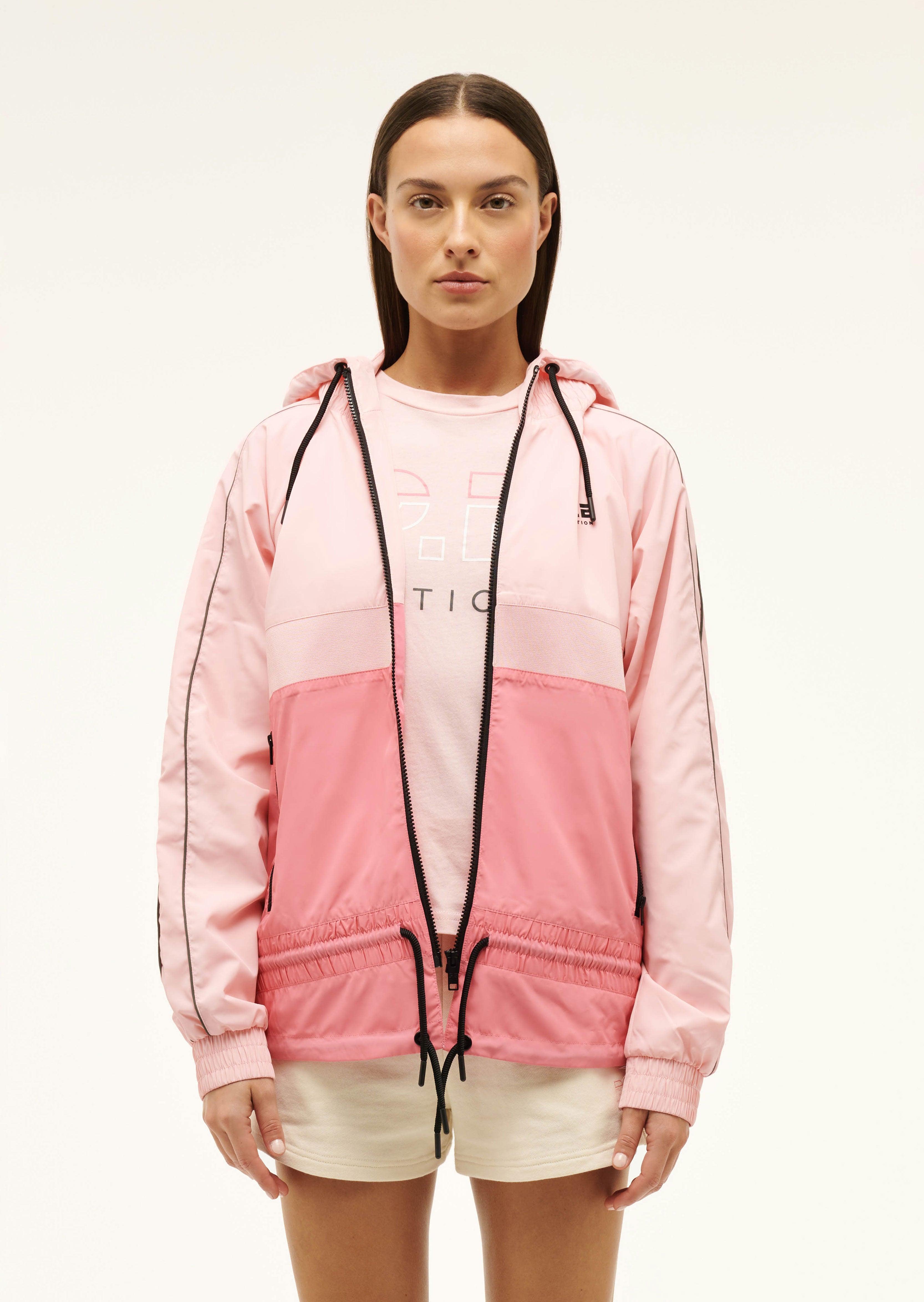 MAN DOWN JACKET IN PINK LEMONADE by P.E NATION
