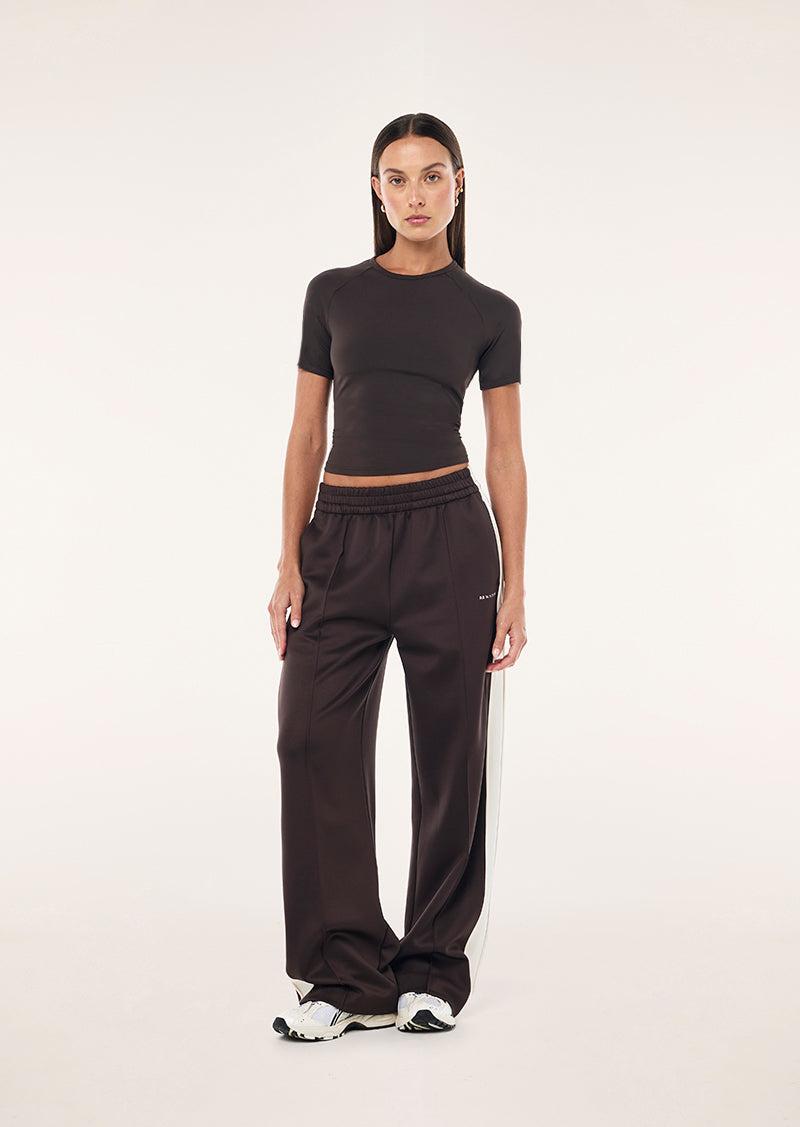 MAN DOWN TRACKPANT IN COFFEE by P.E NATION