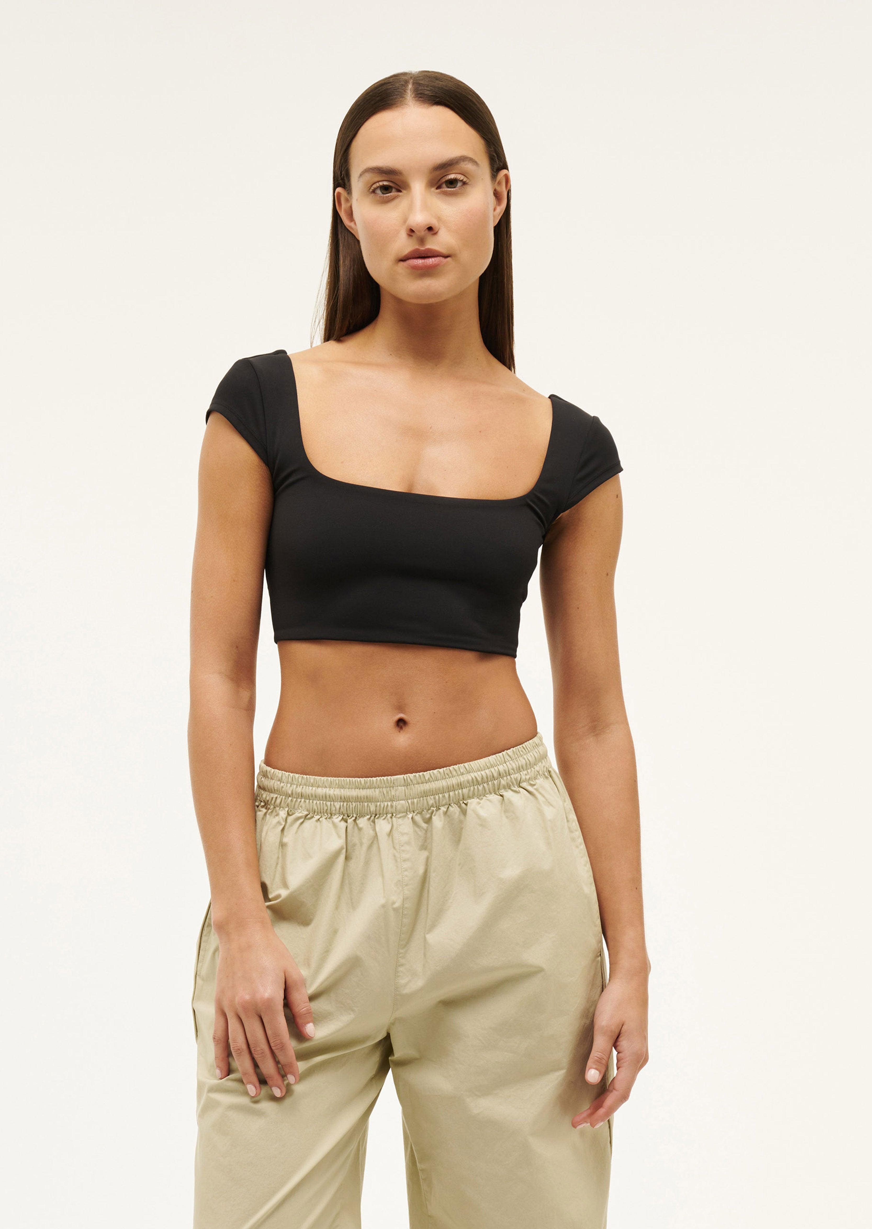 MANGNITUDE TANK IN BLACK by P.E NATION