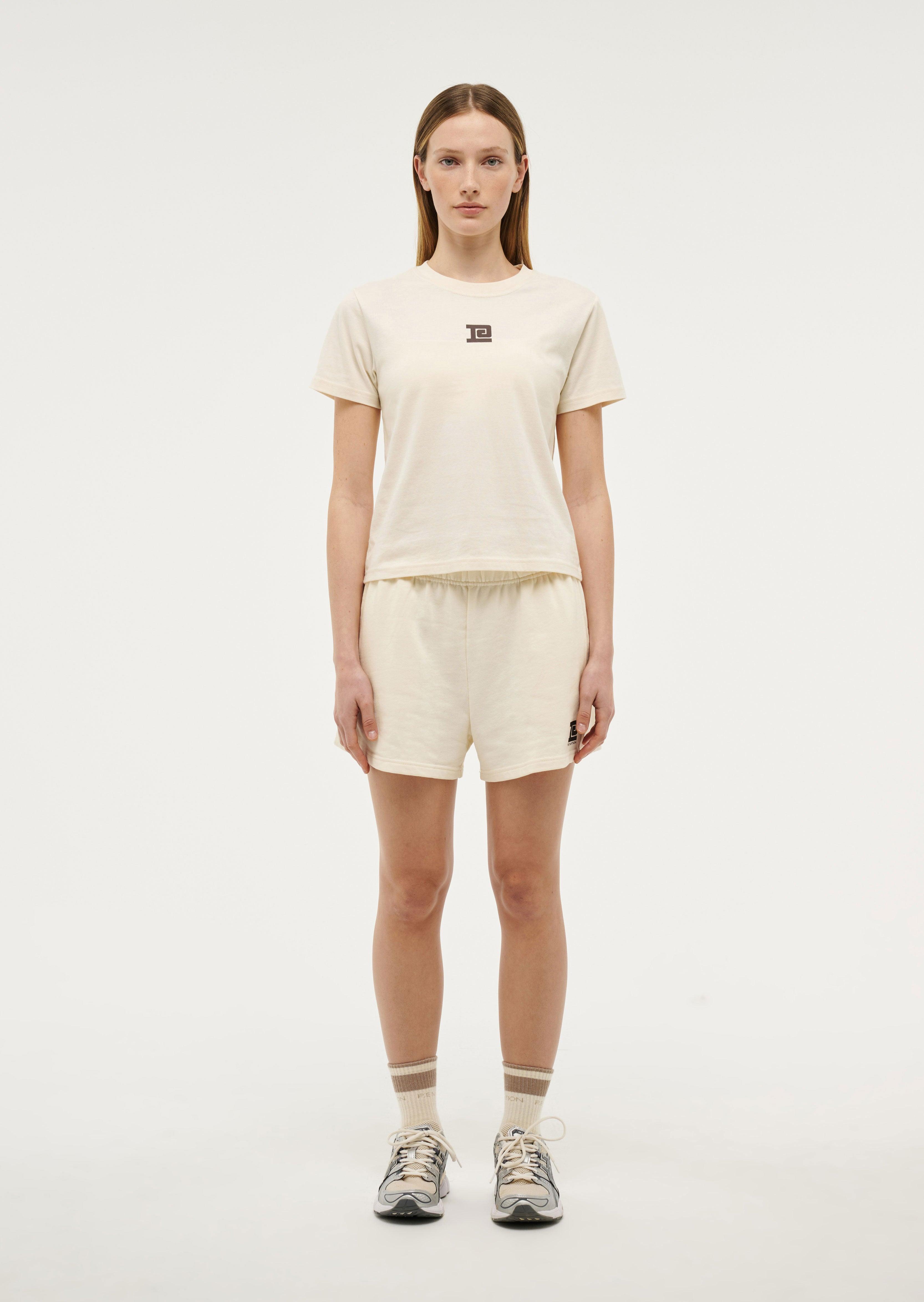 MEDLEY SHORT SLEEVE TEE IN WHISPER WHITE by P.E NATION