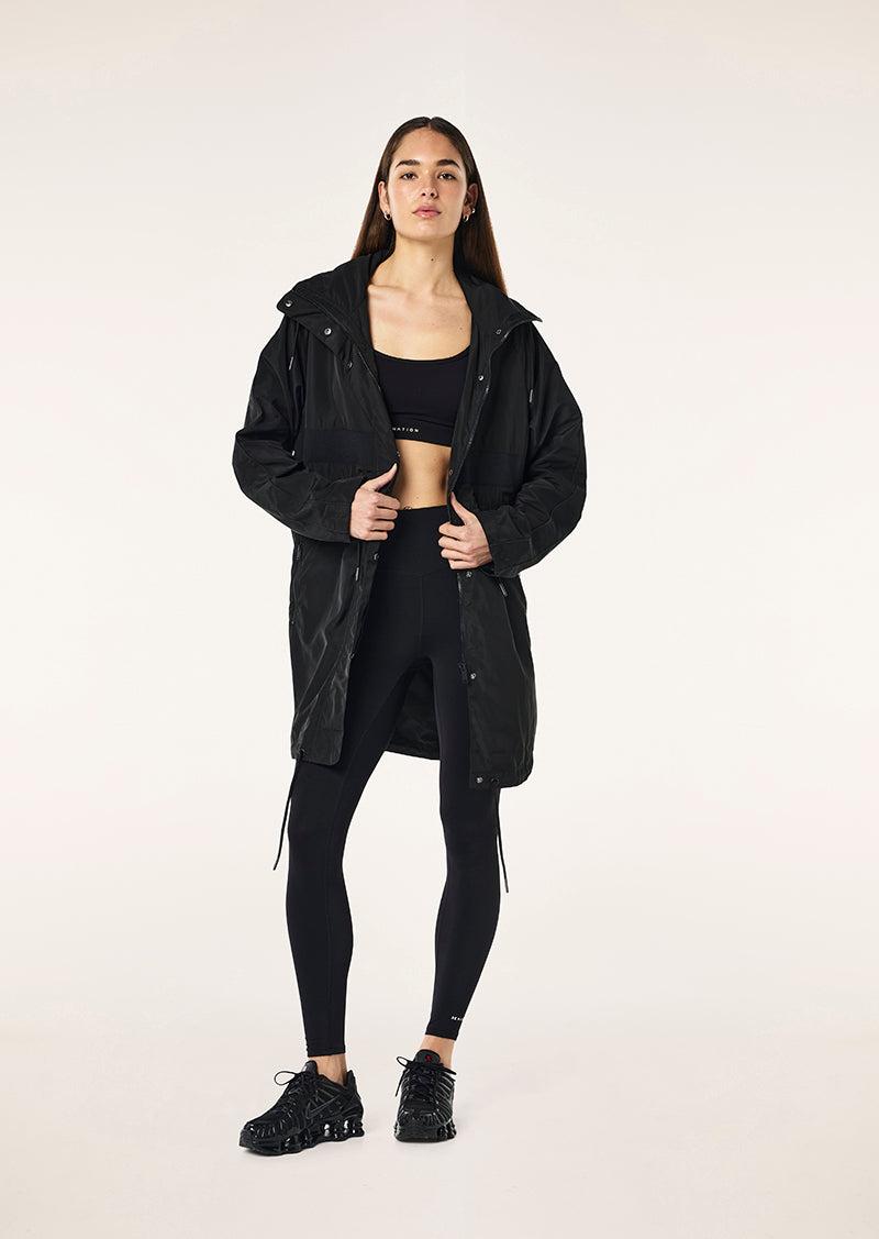 MID-LENGTH MAN DOWN JACKET IN BLACK by P.E NATION