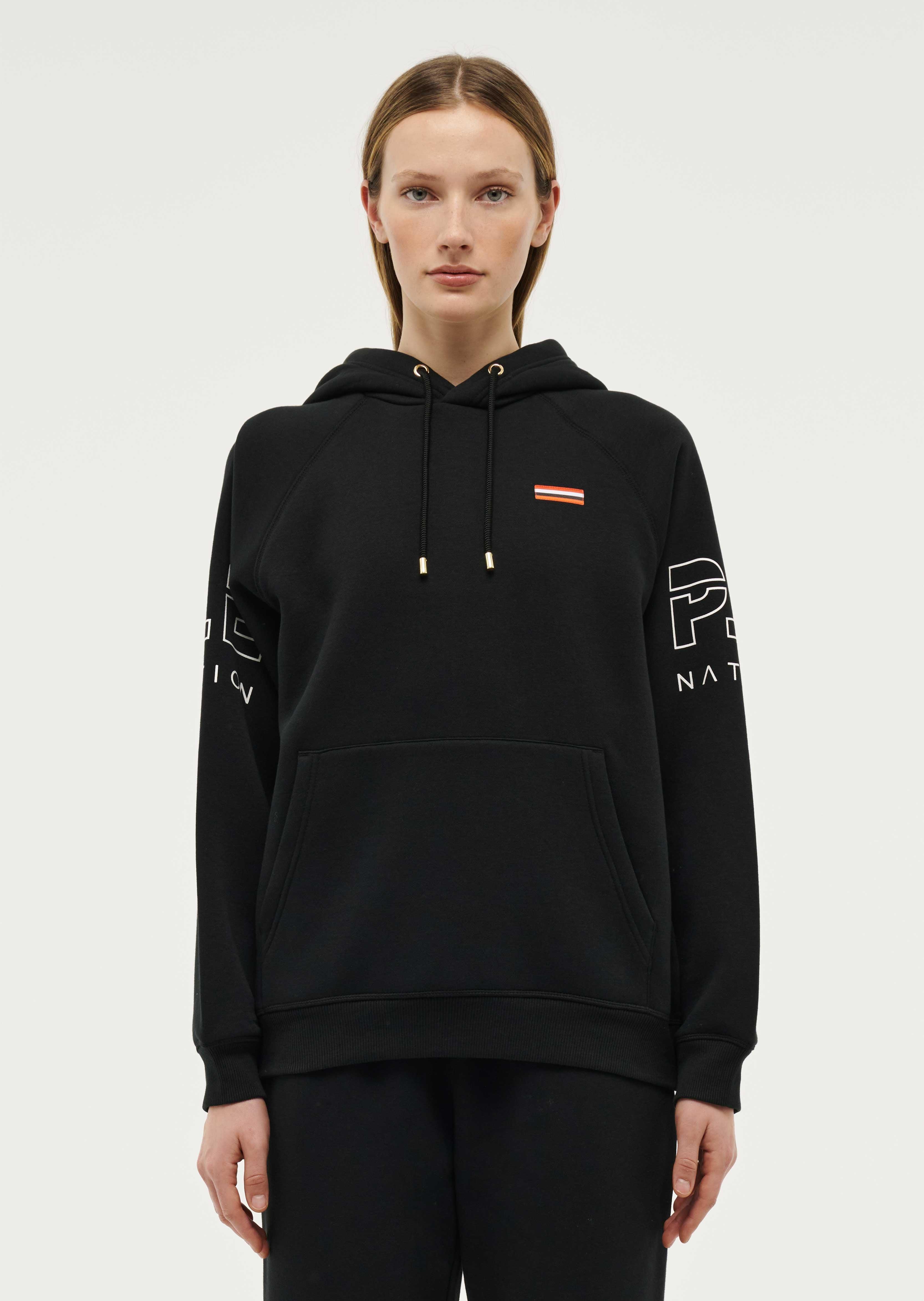 MONEYBALL HOODIE IN BLACK by P.E NATION