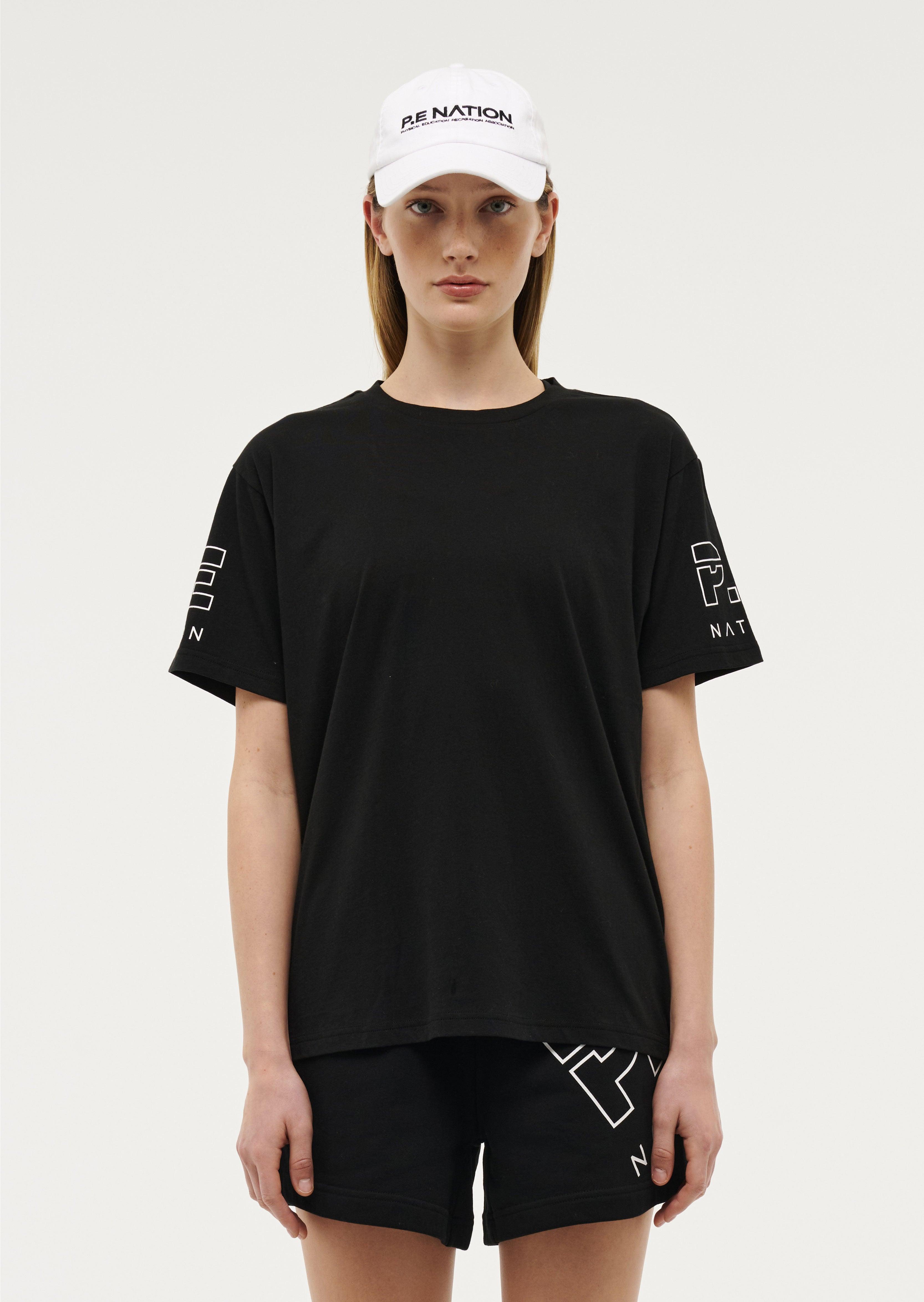MONEYBALL TEE IN BLACK by P.E NATION