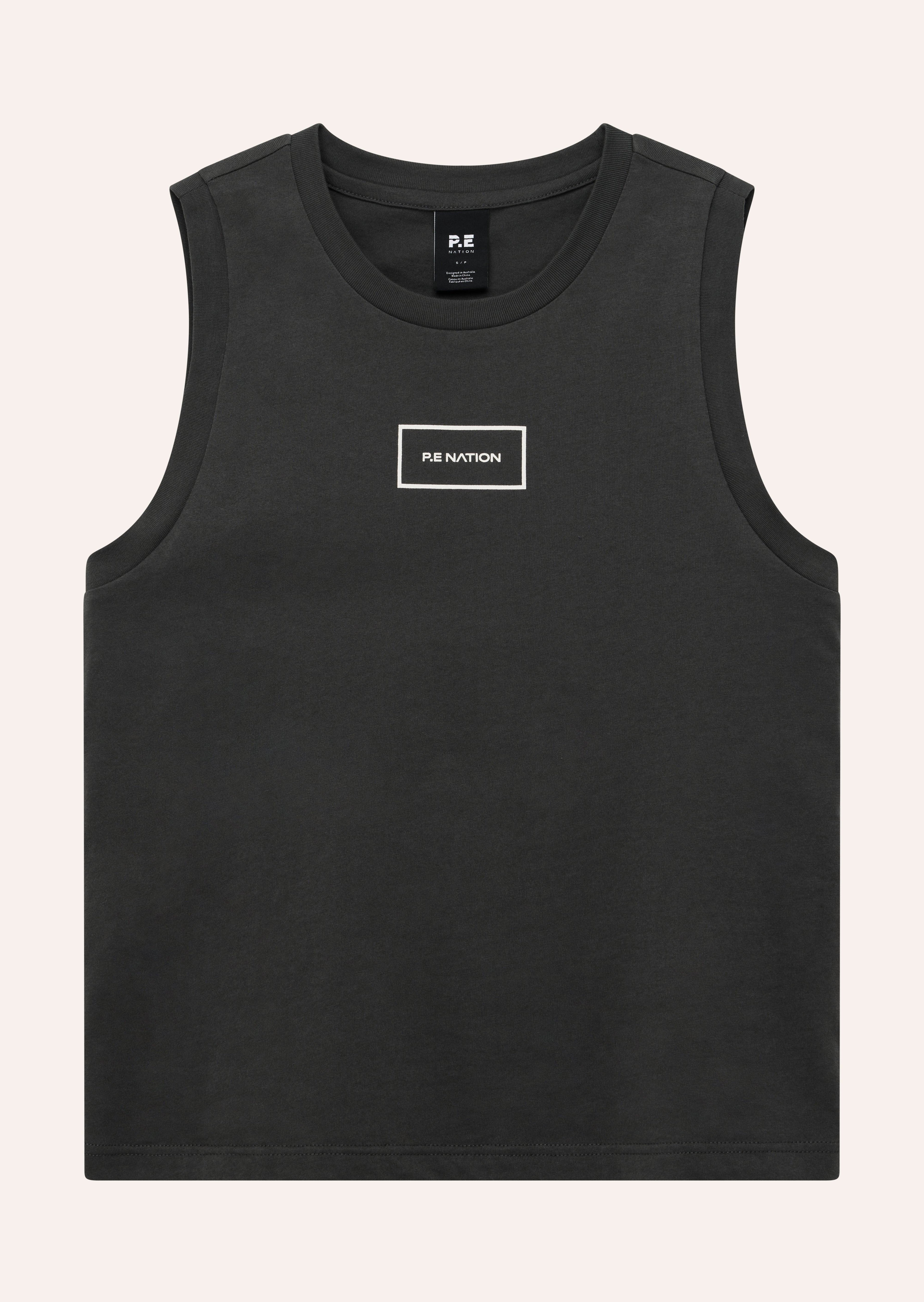 NEO TANK IN GUNMETAL by P.E NATION