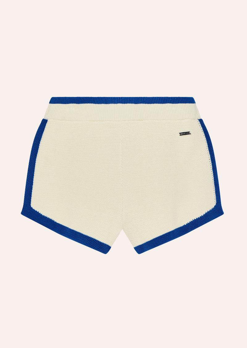 ODYSSEY KNIT SHORT IN WHISPER WHITE by P.E NATION