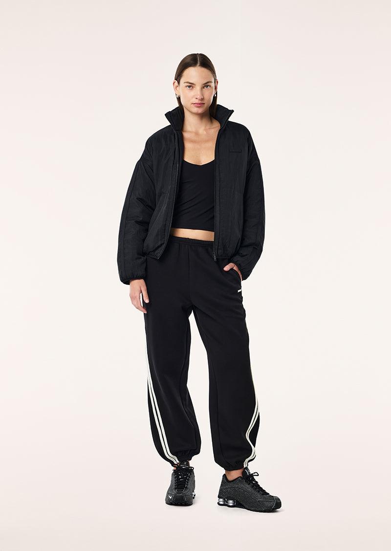 OFF SET JACKET IN BLACK by P.E NATION