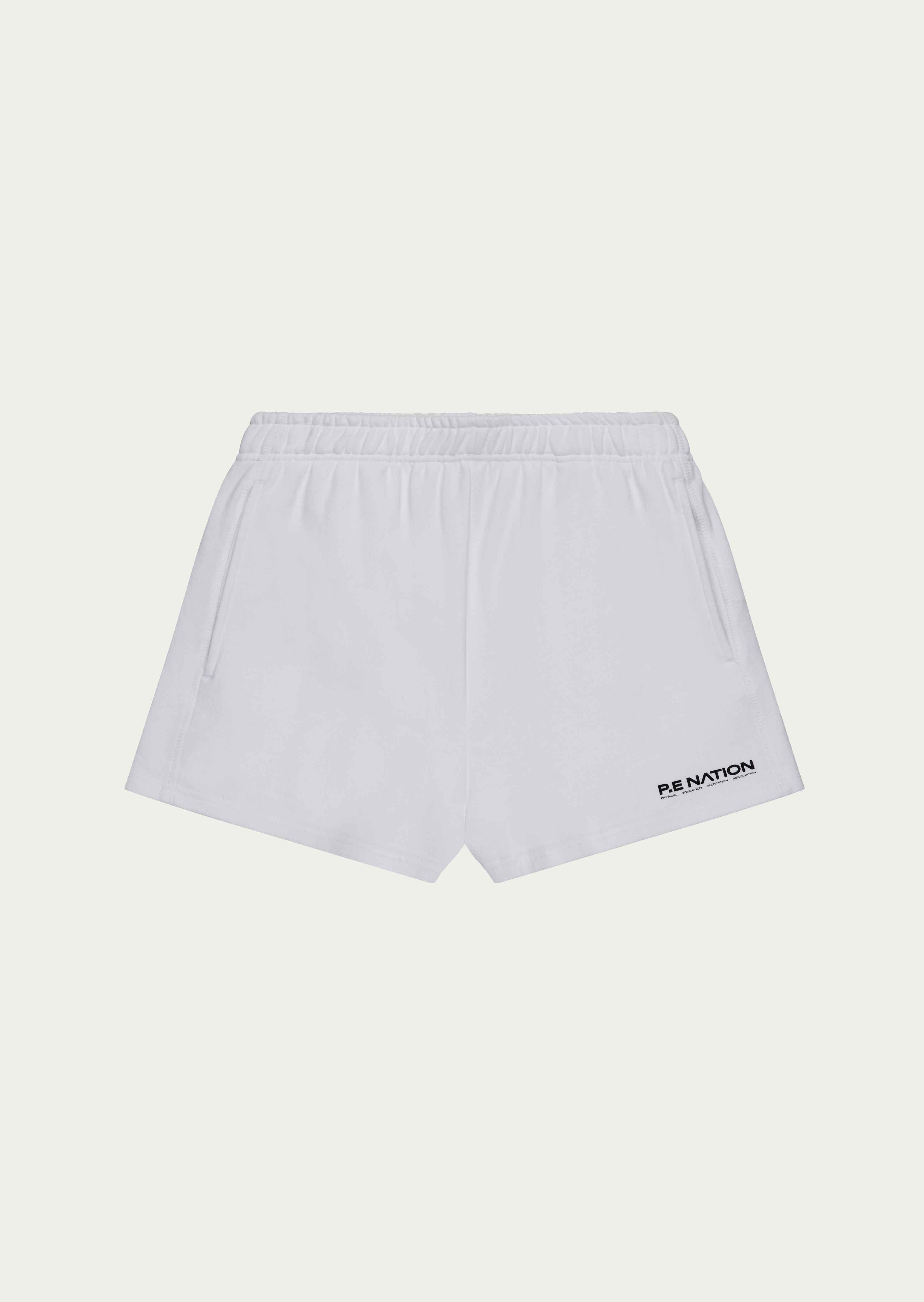 OUTSIDE SHORT IN OPTIC WHITE by P.E NATION