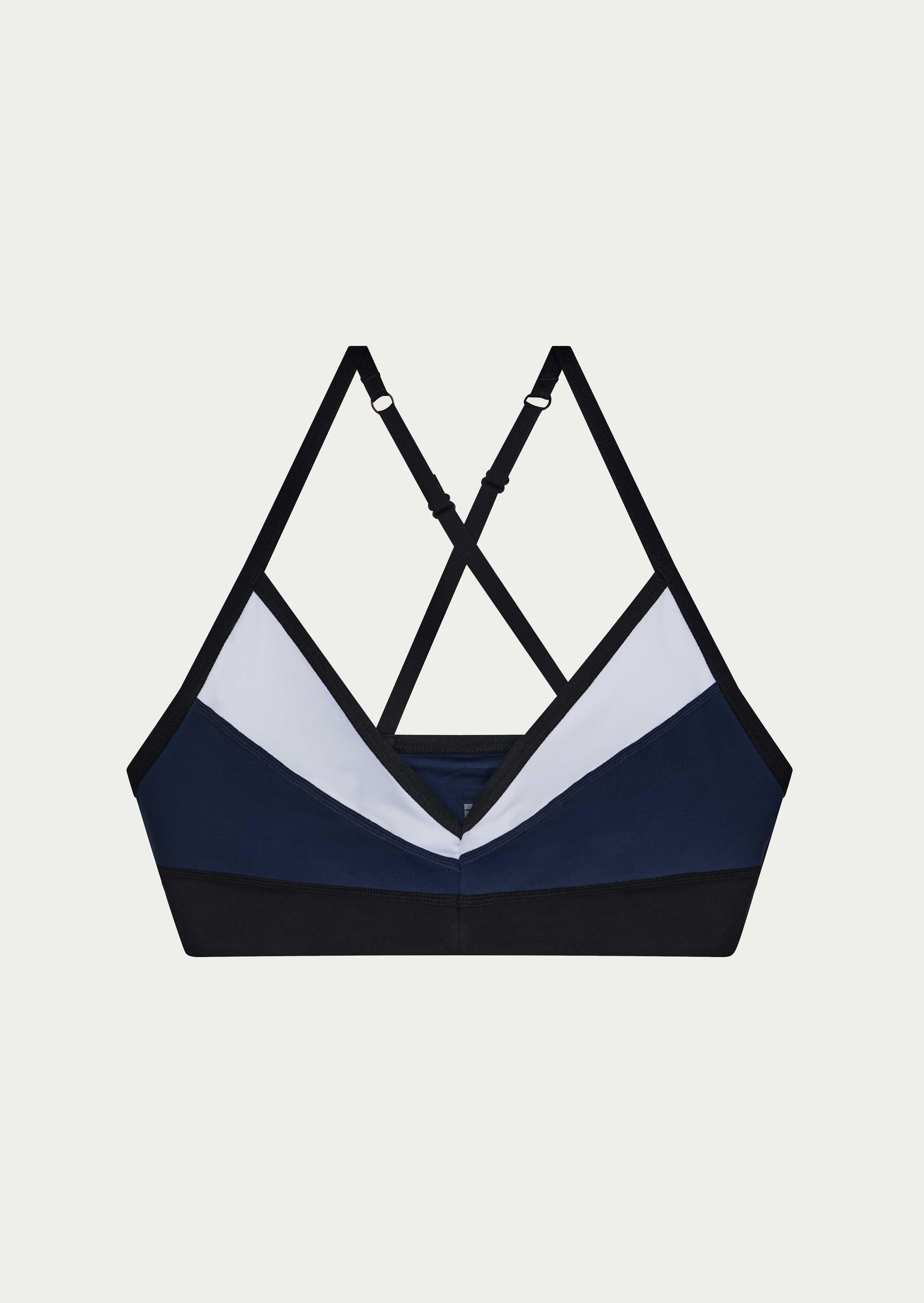 OVERLAND 2 SPORTS BRA IN DARK NAVY by P.E NATION