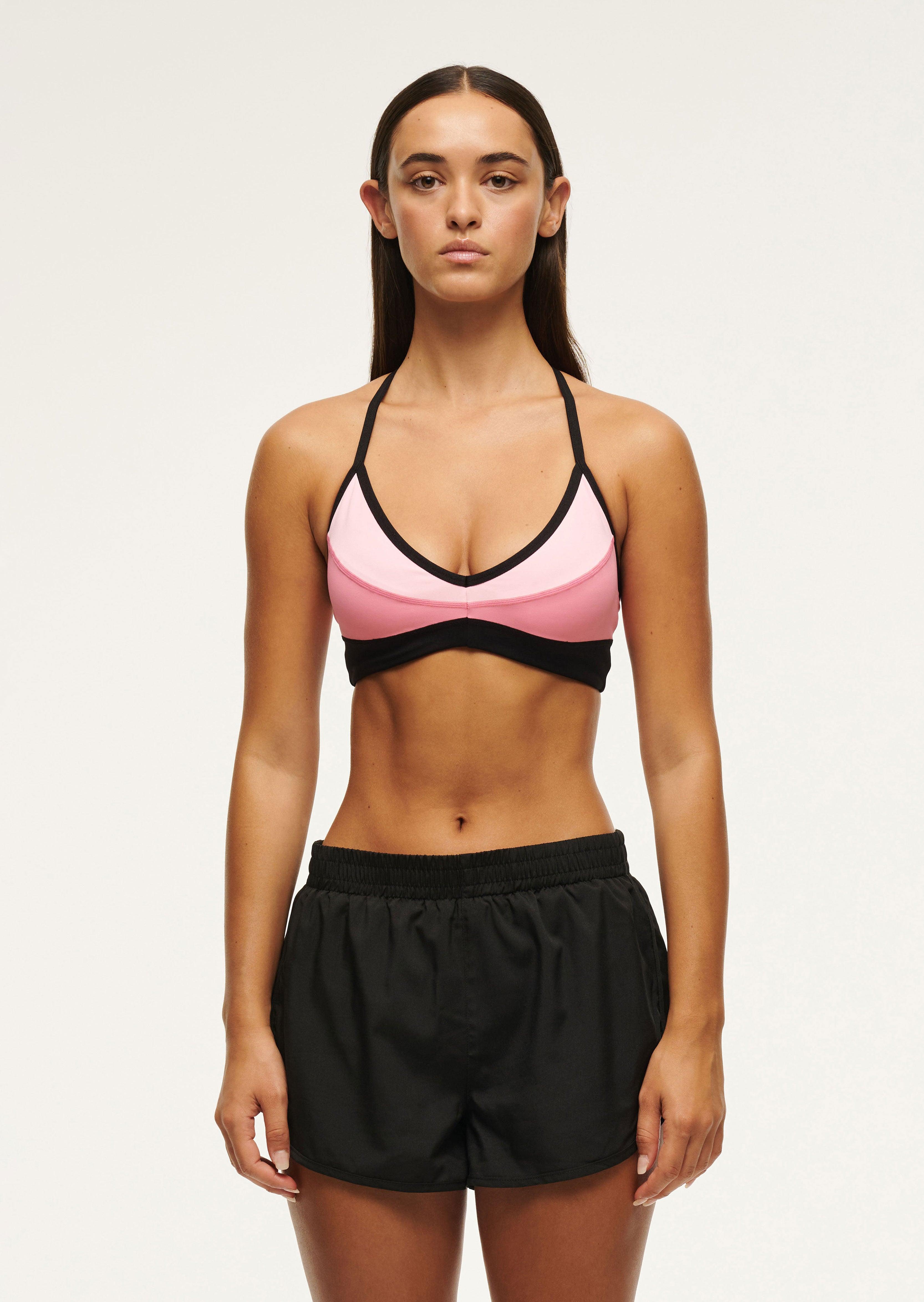 OVERLAND 2 SPORTS BRA IN PINK LEMONADE by P.E NATION