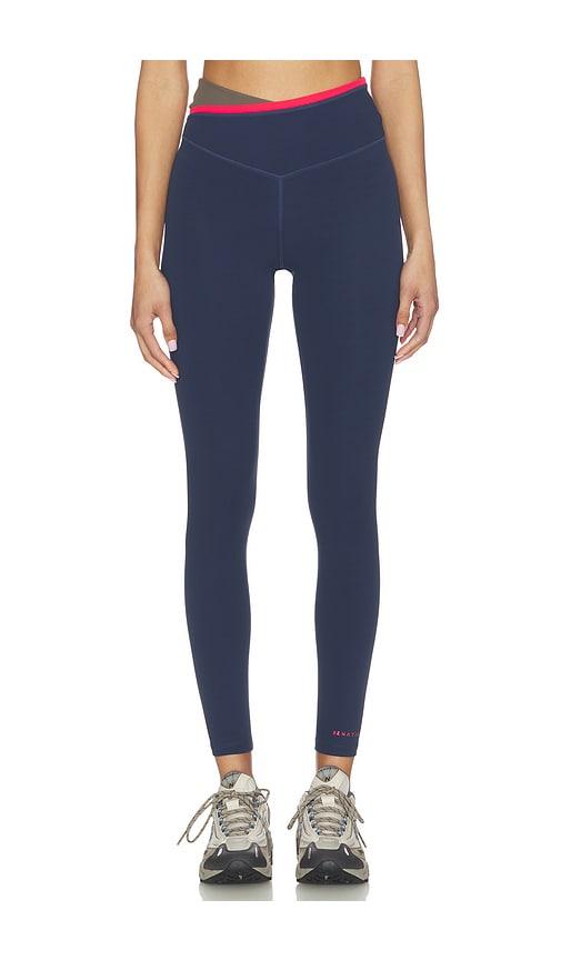 P.E Nation Status Full Length Legging in Navy by P.E NATION
