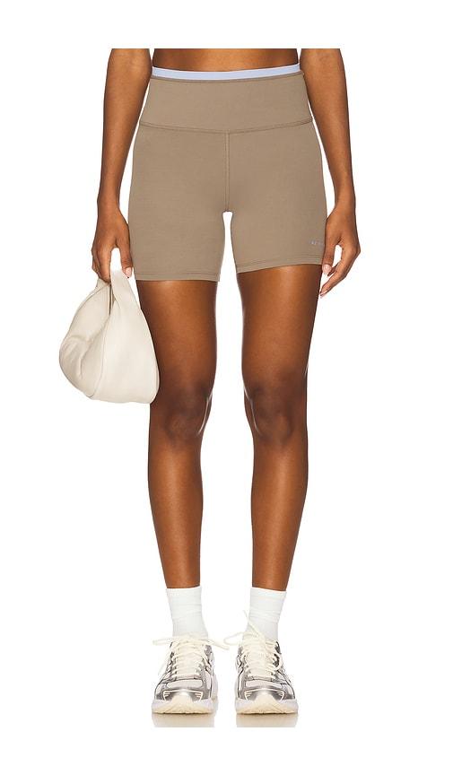 P.E Nation Stellar 5 Bike Short in Grey by P.E NATION