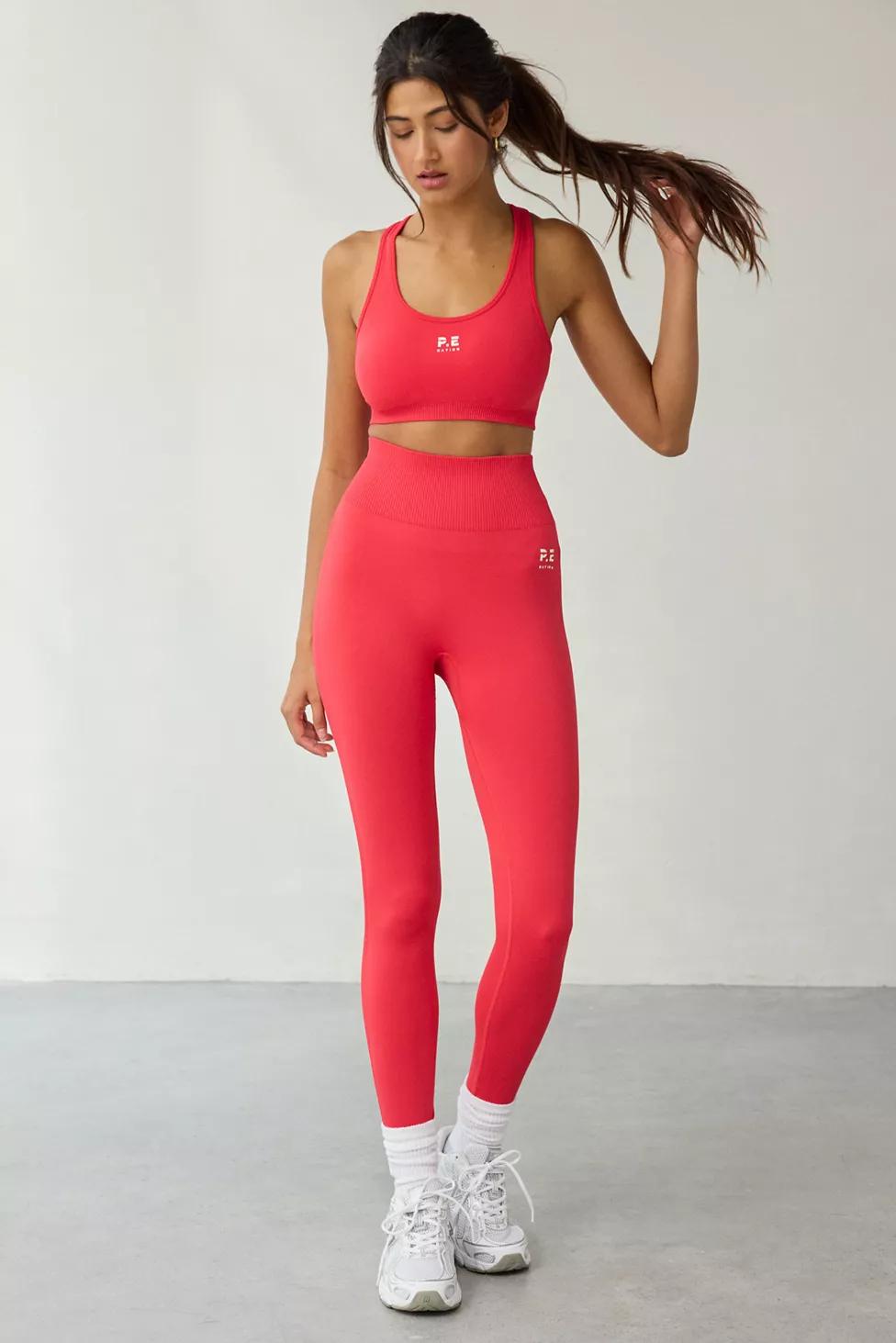 P.E Nation Strawberry Restore Seamless Full Length Legging by P.E NATION