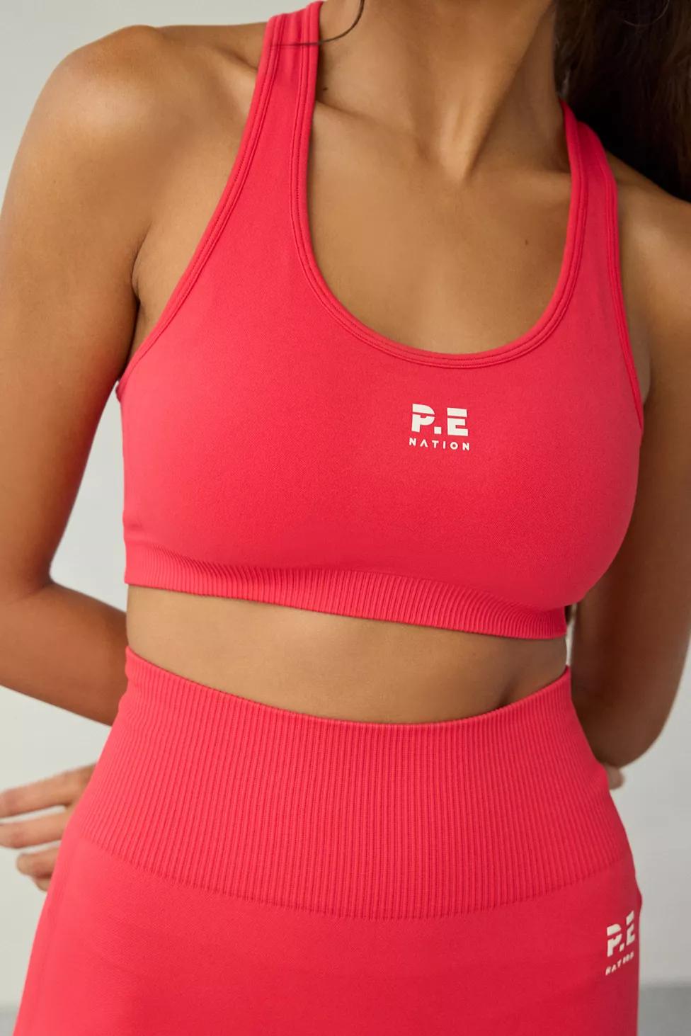 P.E Nation Strawberry Restore Seamless Sports Bra by P.E NATION
