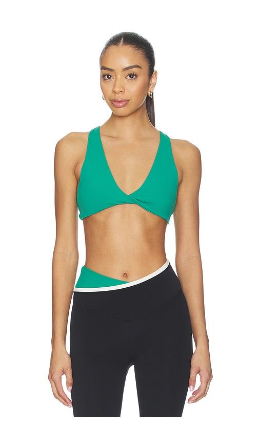 P.E Nation Swift Sports Bra in Green by P.E NATION