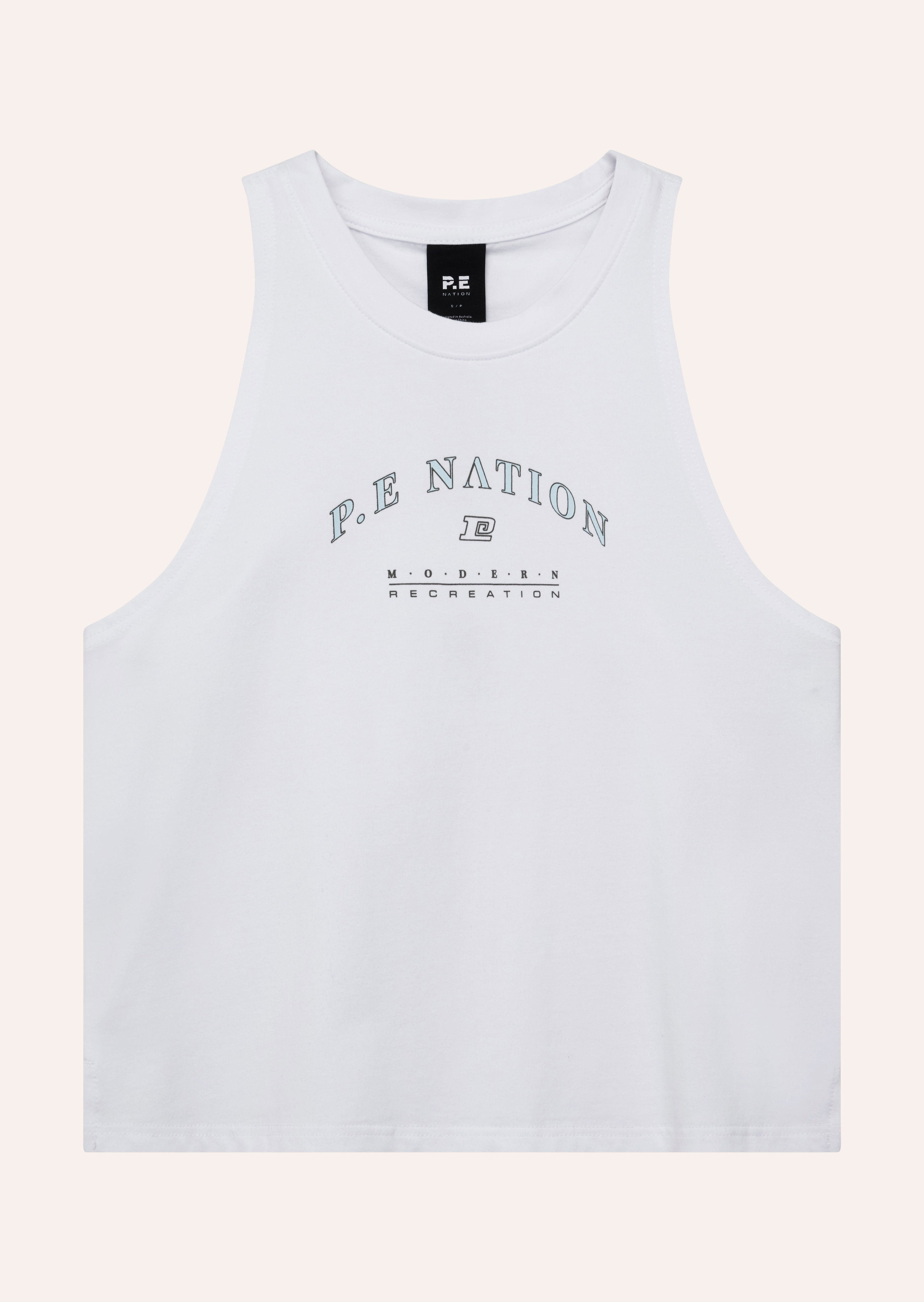 PASSENGER TANK IN OPTIC WHITE by P.E NATION
