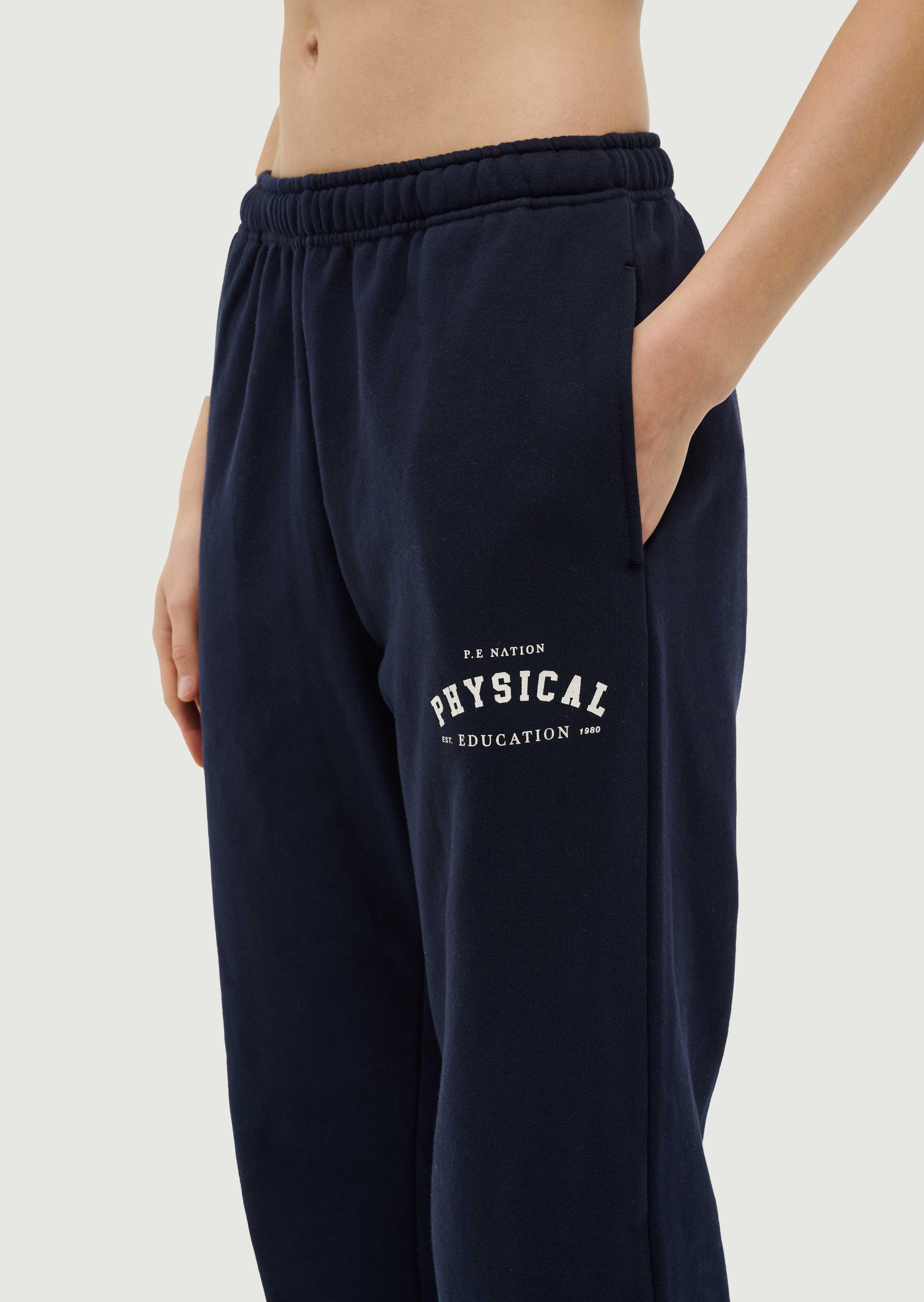 PHYSICAL TRACKPANT IN DARK NAVY by P.E NATION