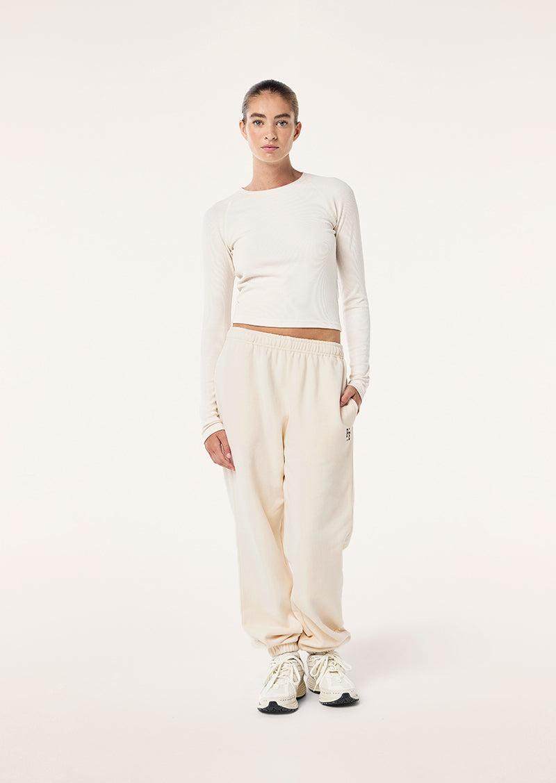 RADAR TRACKPANT IN WHISPER WHITE by P.E NATION