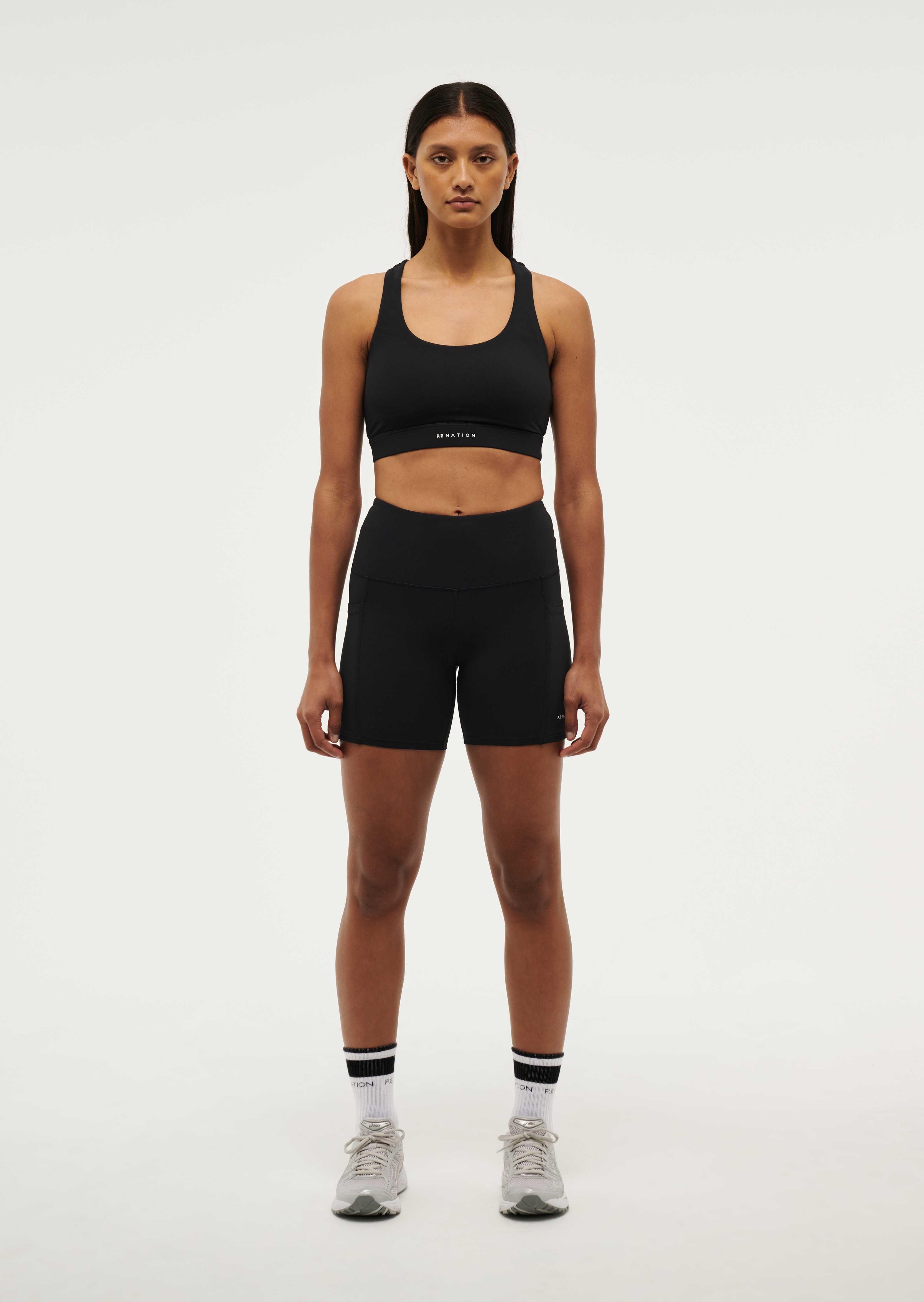 RECALIBRATE 5" BIKE SHORT IN BLACK by P.E NATION