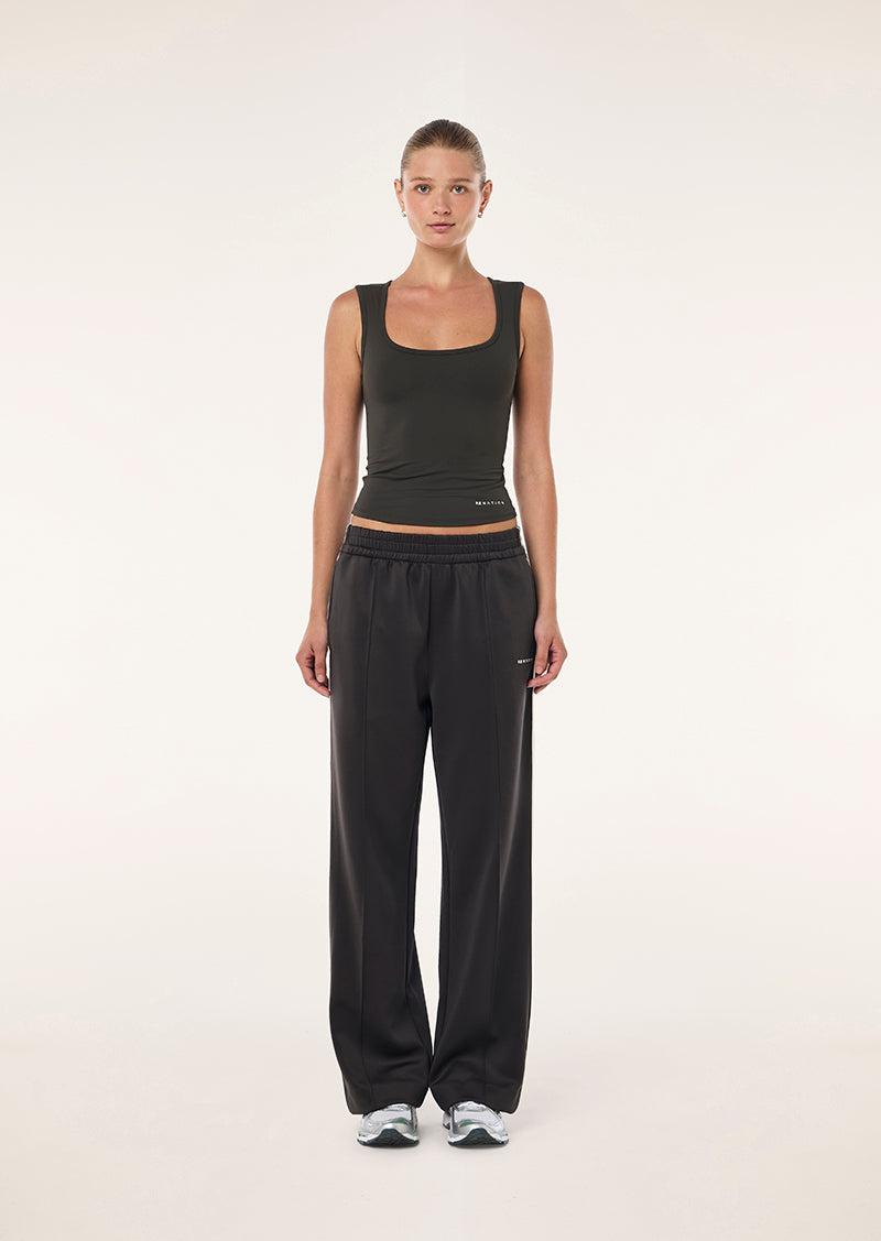 REFINE SCOOP TANK IN SMOKESTONE by P.E NATION