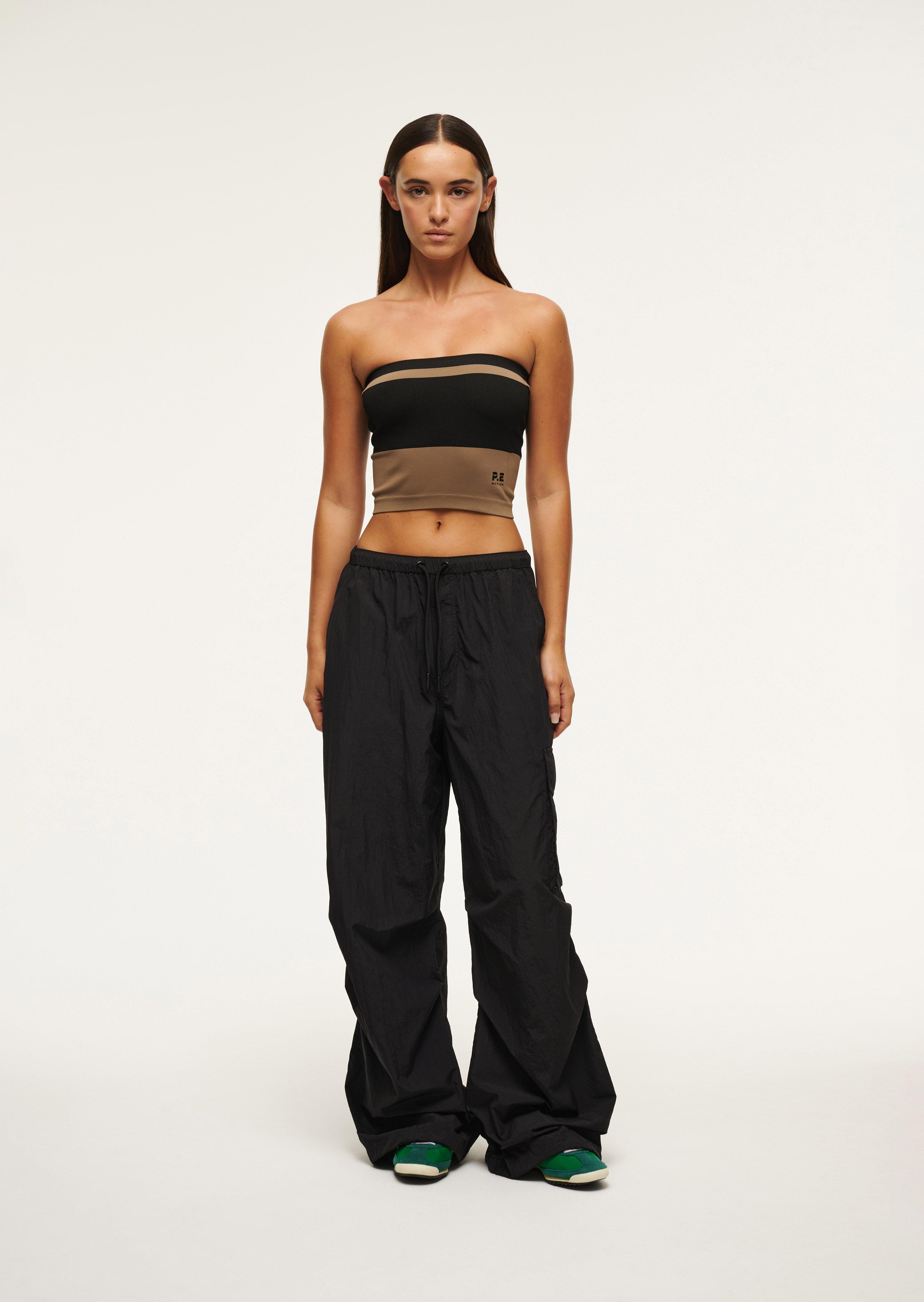 RESTORE STRAPLESS TOP IN FOSSIL by P.E NATION