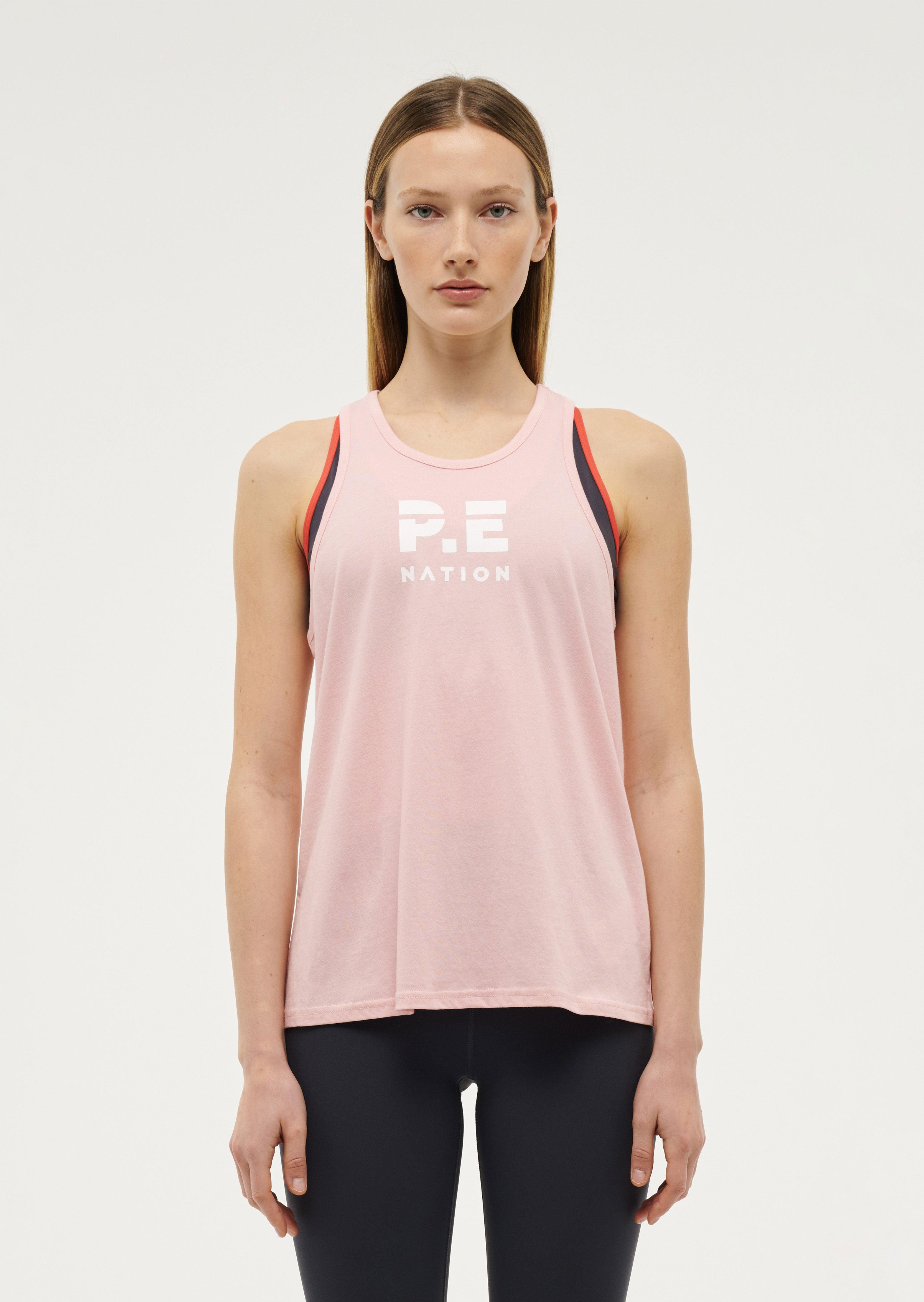REUNION TANK IN CRYSTAL ROSE by P.E NATION