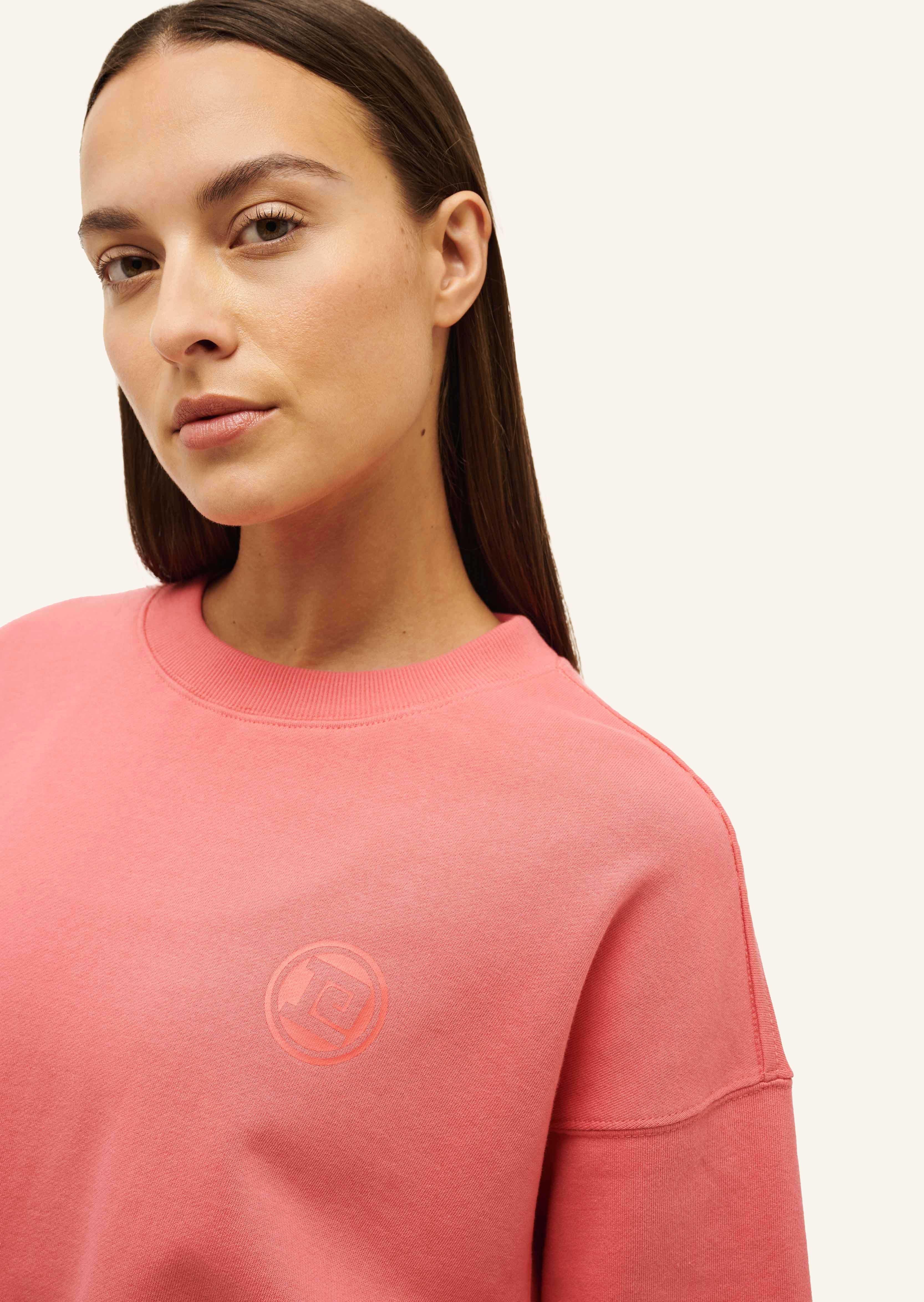 REVERIE SWEAT IN WASHED POPPY RED by P.E NATION