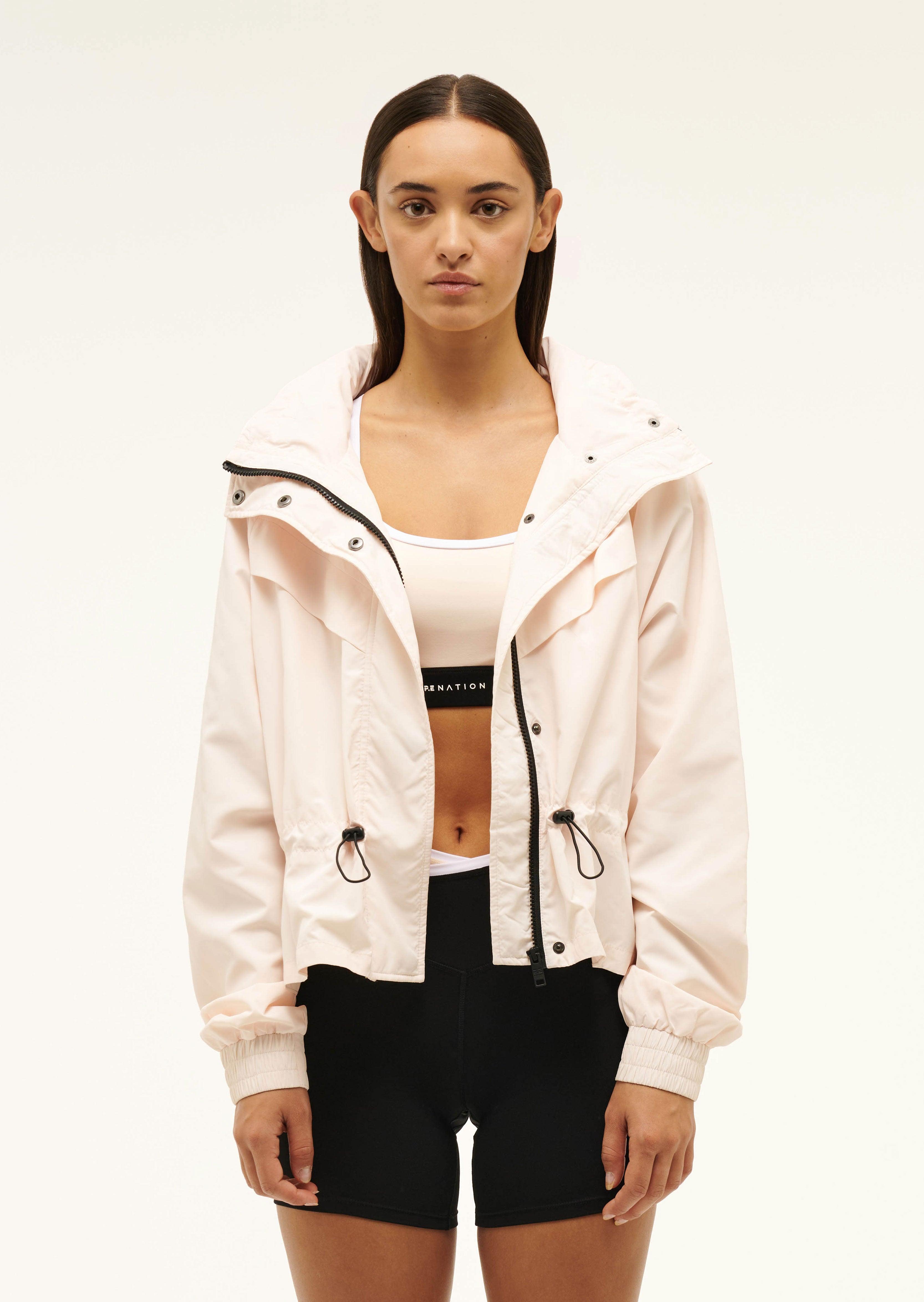 SHELTER JACKET IN BLUSH by P.E NATION
