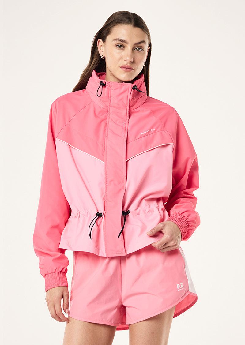 SHELTER JACKET IN PINK LEMONADE by P.E NATION