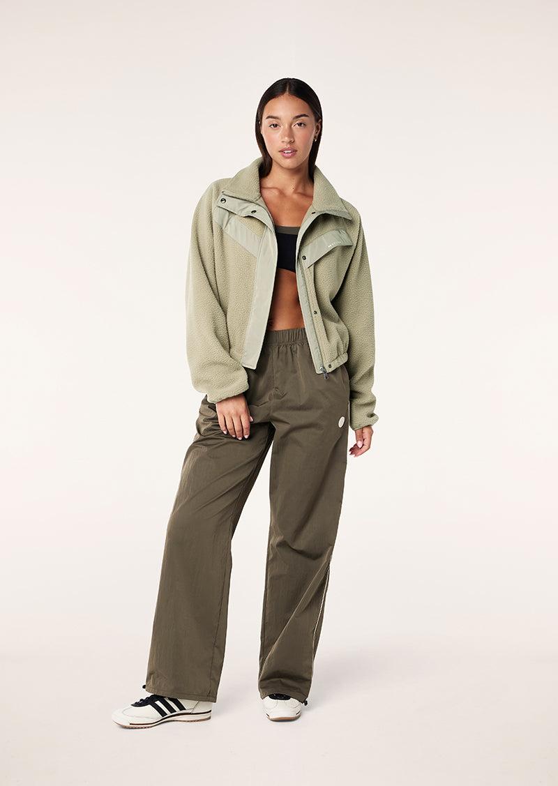 SHELTER SHERPA JACKET IN OXFORD TAN by P.E NATION