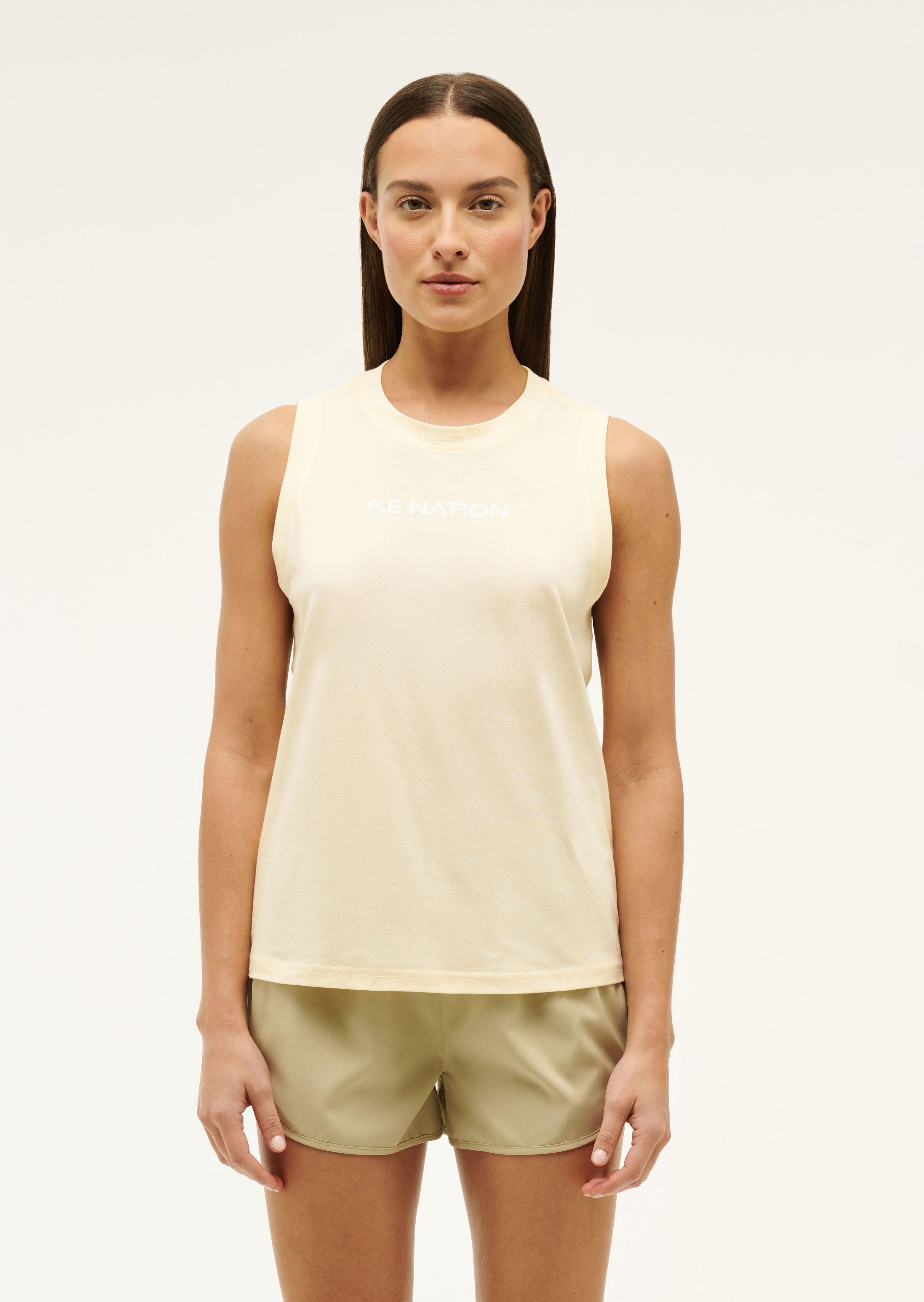 SHUFFLE TANK IN BUTTER by P.E NATION