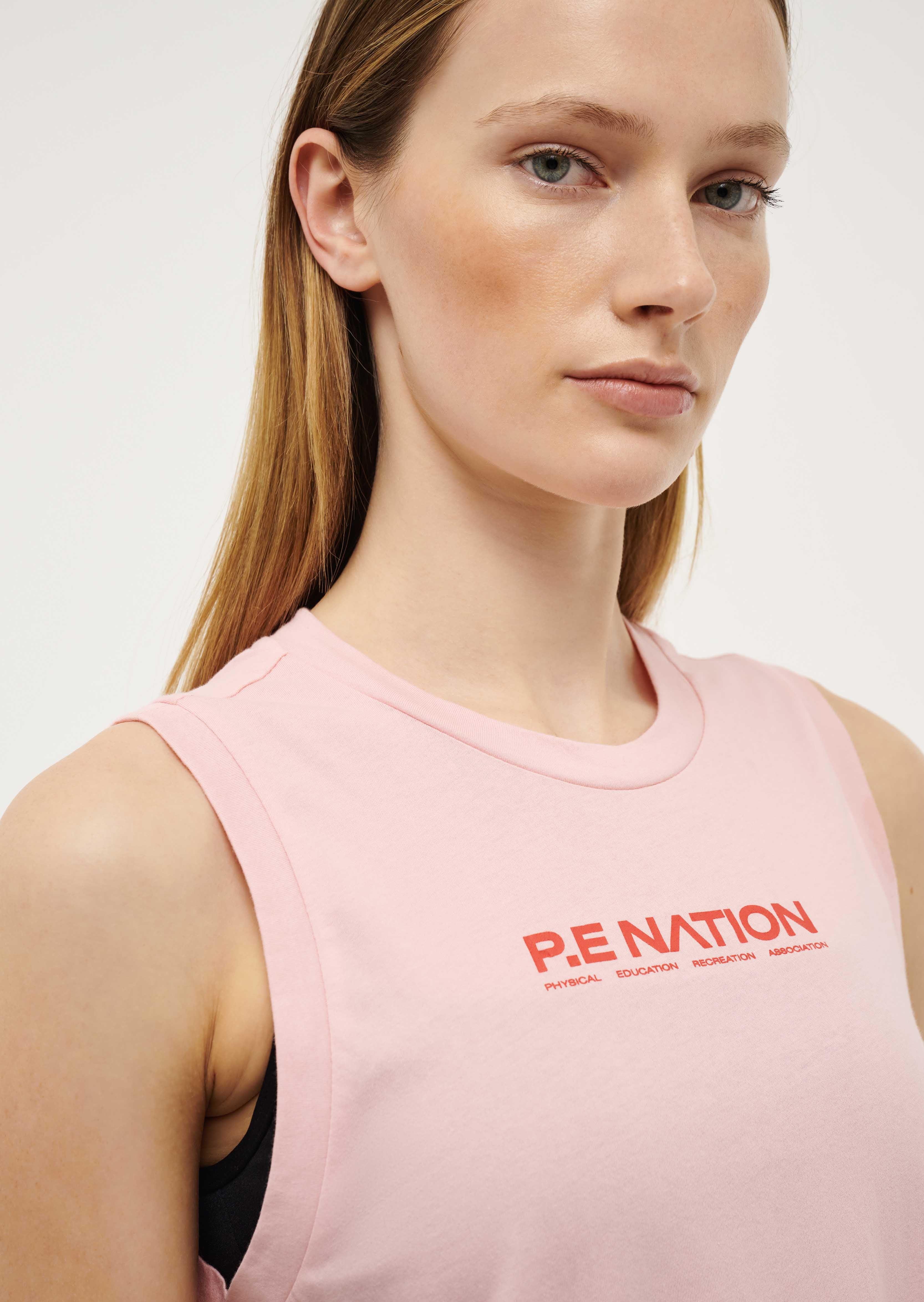 SHUFFLE TANK IN CRYSTAL ROSE by P.E NATION
