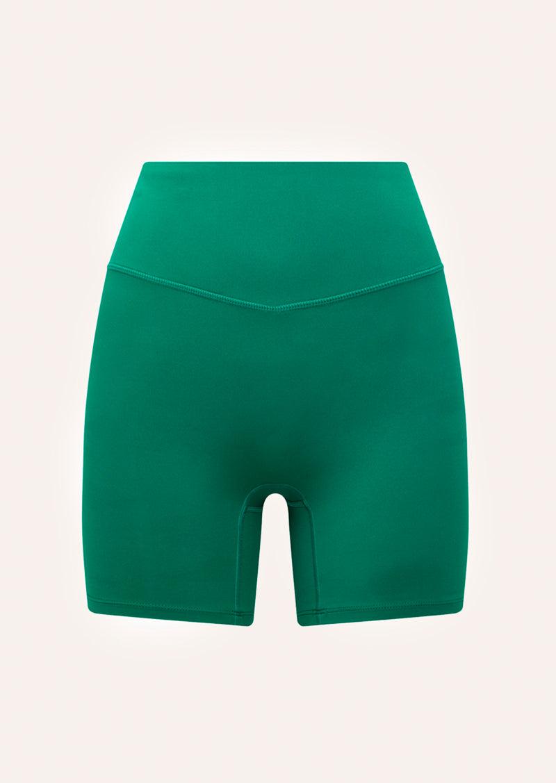 SIGNATURE 5" BIKE SHORT IN COLLEGE GREEN by P.E NATION