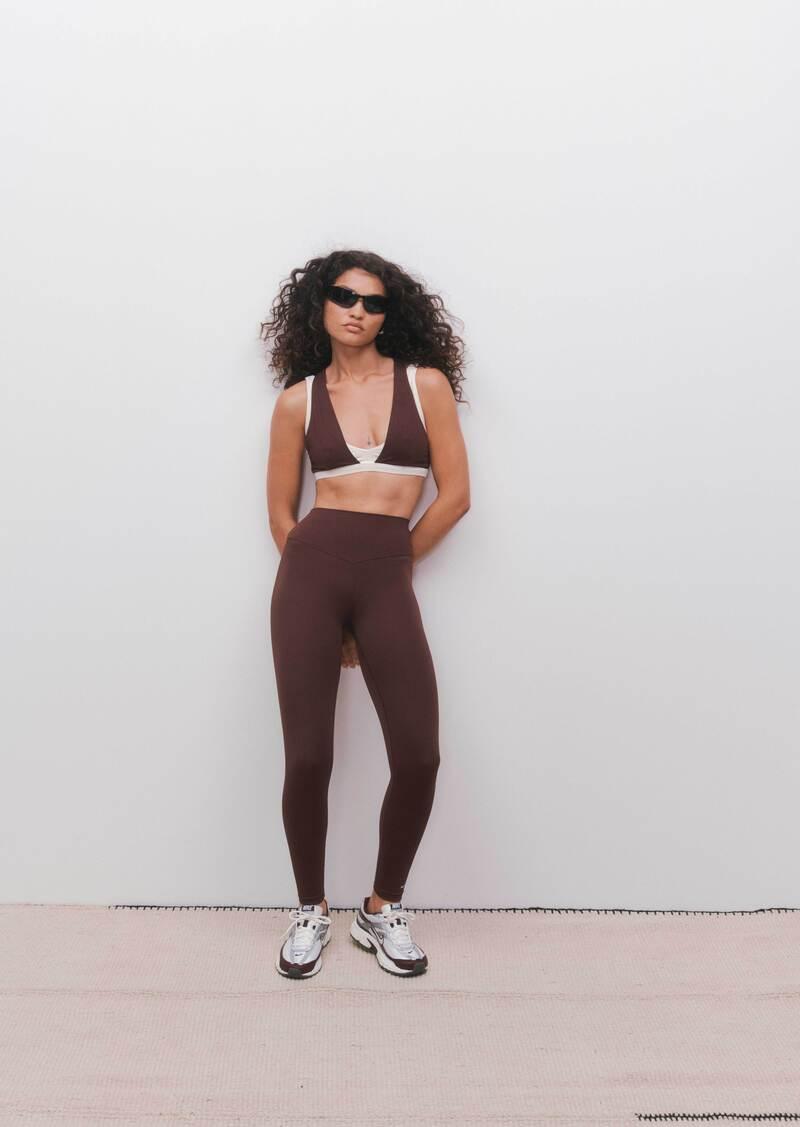 SIGNATURE FULL LENGTH LEGGING IN MAHOGANY by P.E NATION