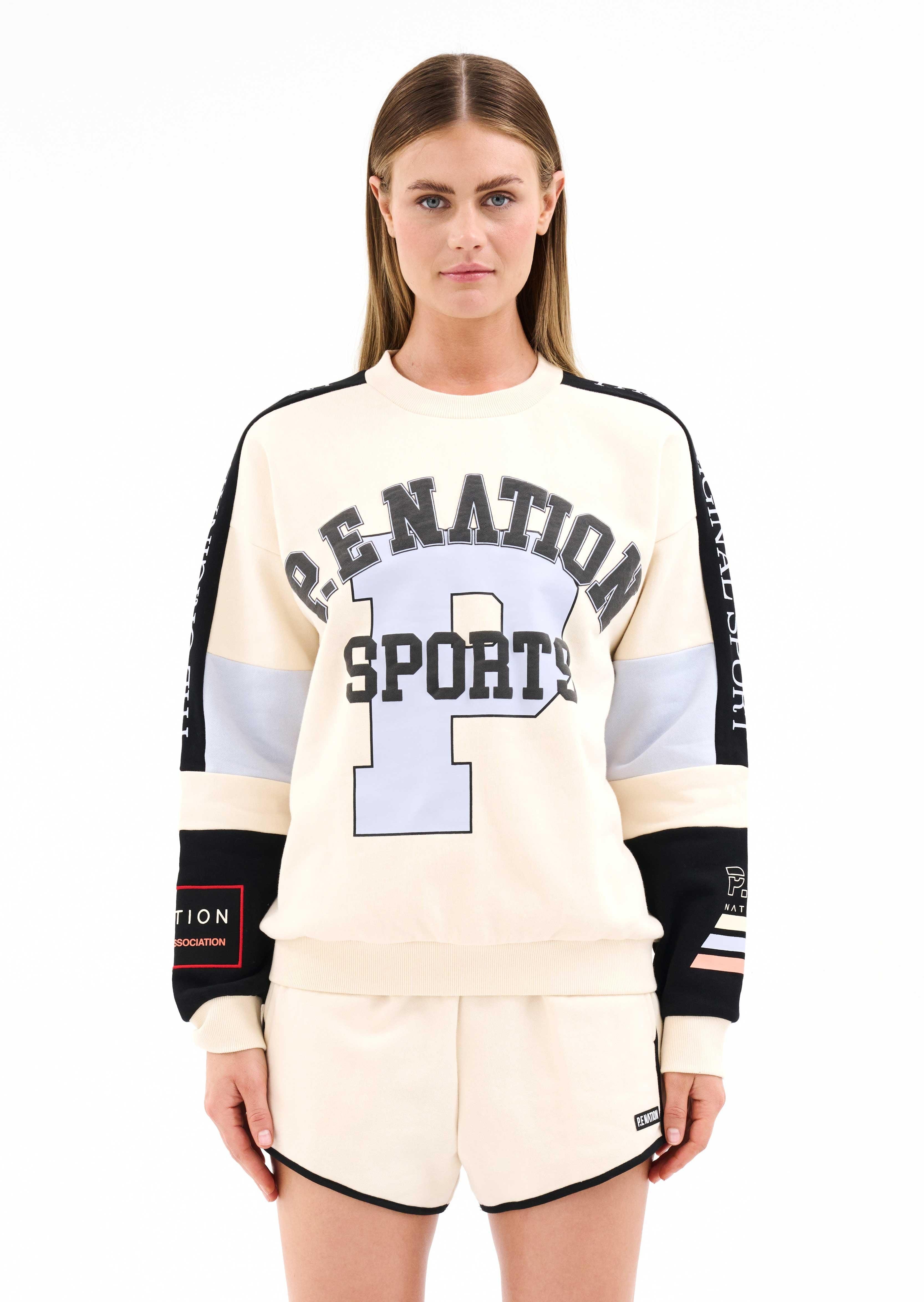 SONORA SWEAT IN PEARLED IVORY by P.E NATION