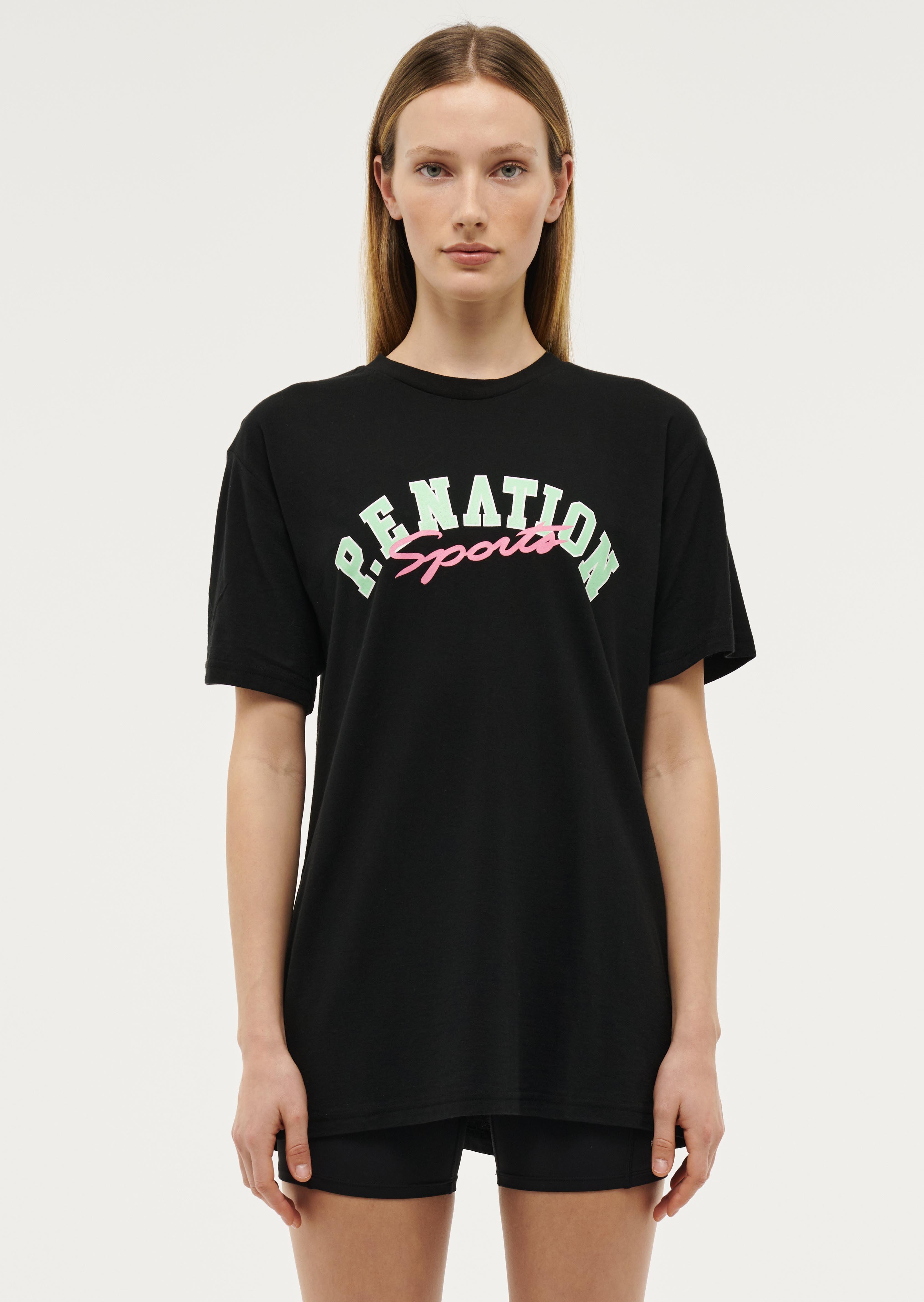 SOULRAD 2 TEE IN BLACK by P.E NATION