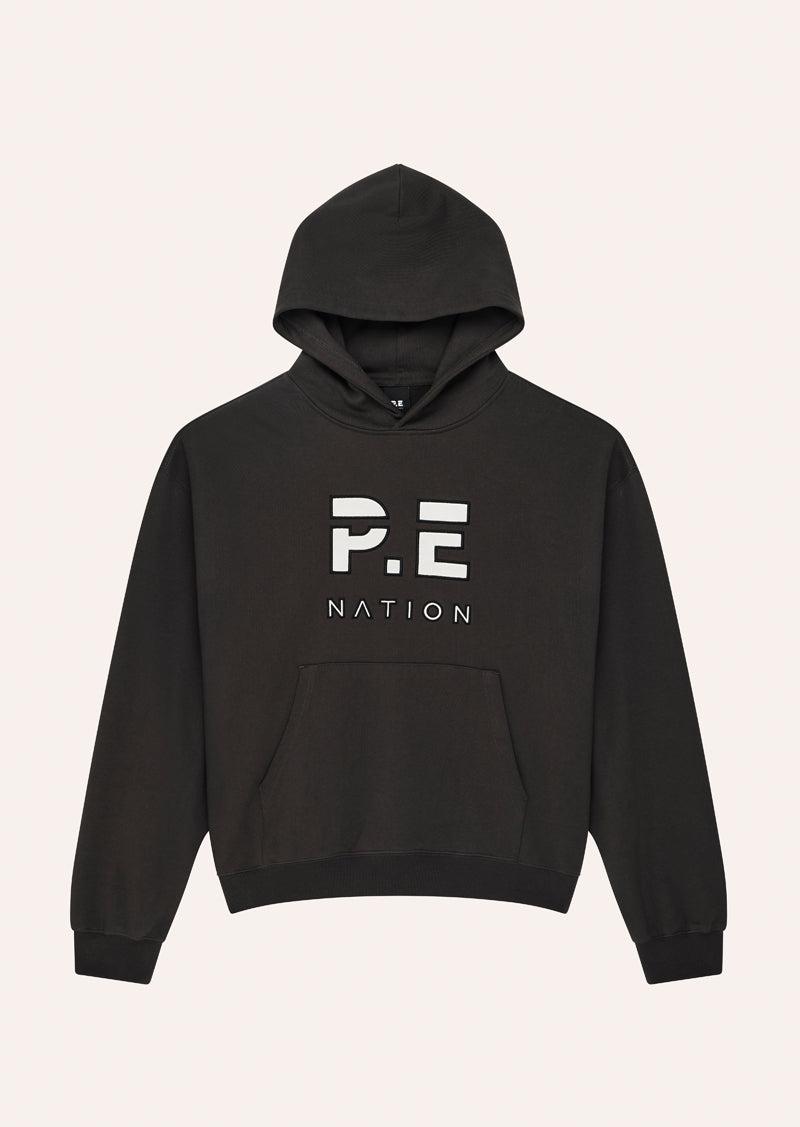 SPRINT HOODIE IN SMOKESTONE by P.E NATION
