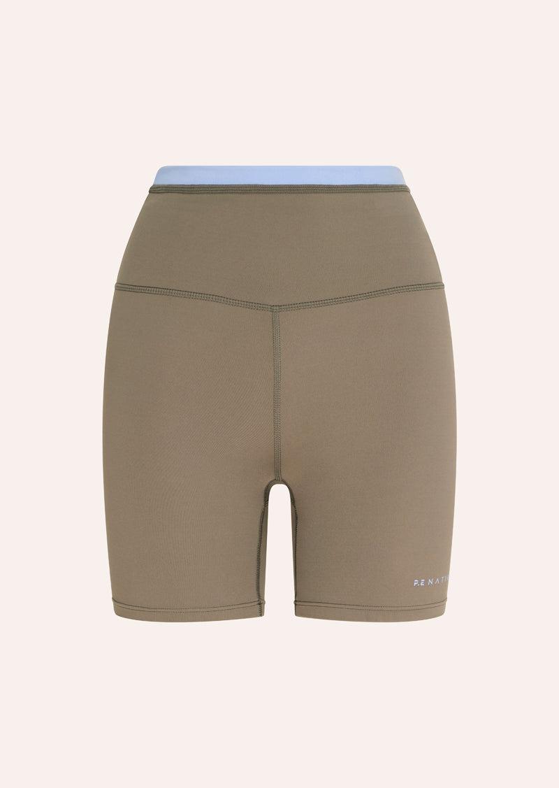 STELLAR 5" BIKE SHORT IN FAWN & DUSTY BLUE by P.E NATION